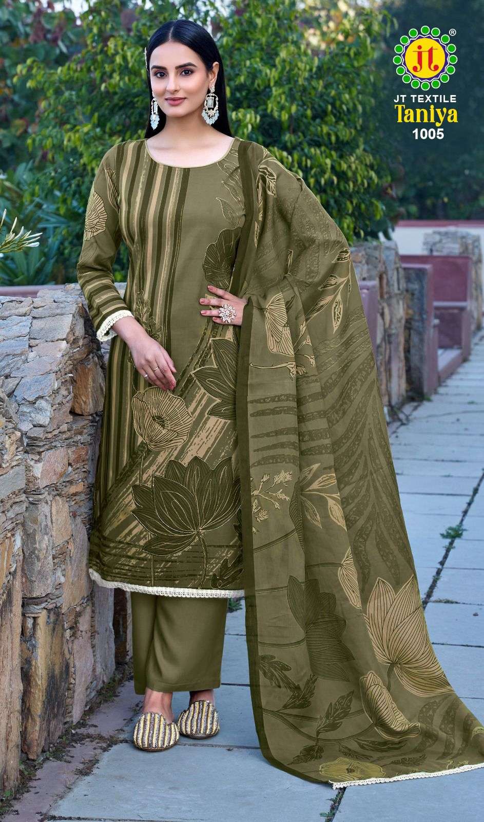 JT TANIYA VOL 1 RAYON FANCY WORKS LADIES SALWAR SUIT