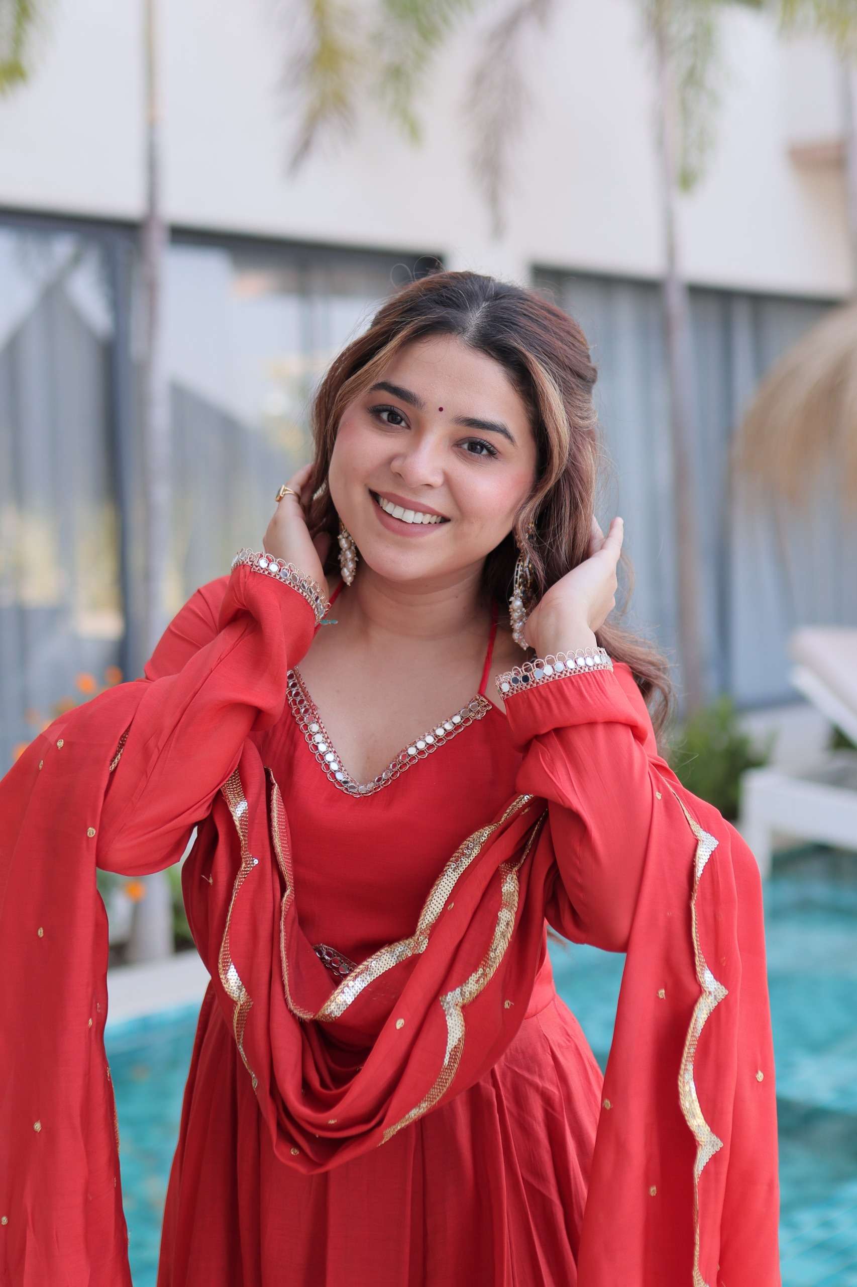 KA 1237 GORGEOUS PARTY WEAR LOOK DESIGNER LADIES READY MADE SUIT