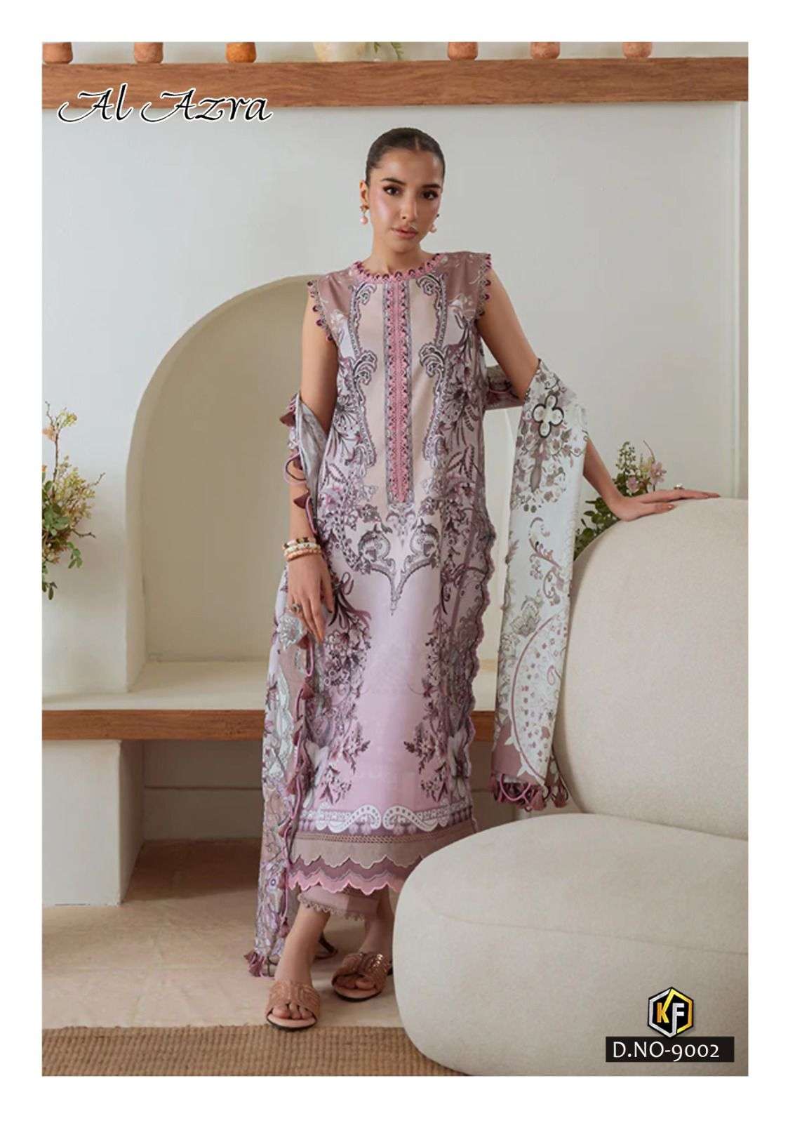KEVAL FAB AL AZARA VOL 9 COTTON DIGITAL PRINT SALWAR SUIT