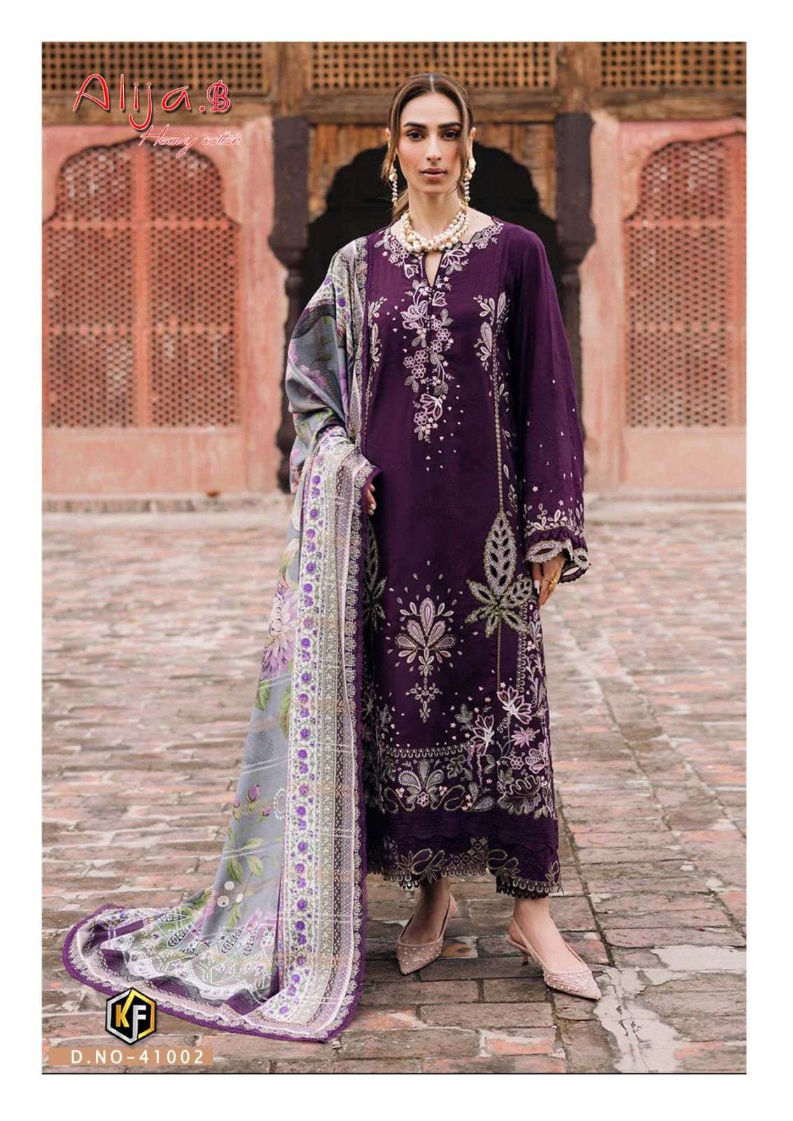 KEVAL FAB ALIJA B VOL 41 LAWN COTTON DIGITAL PRINTS SALWAR SUIT