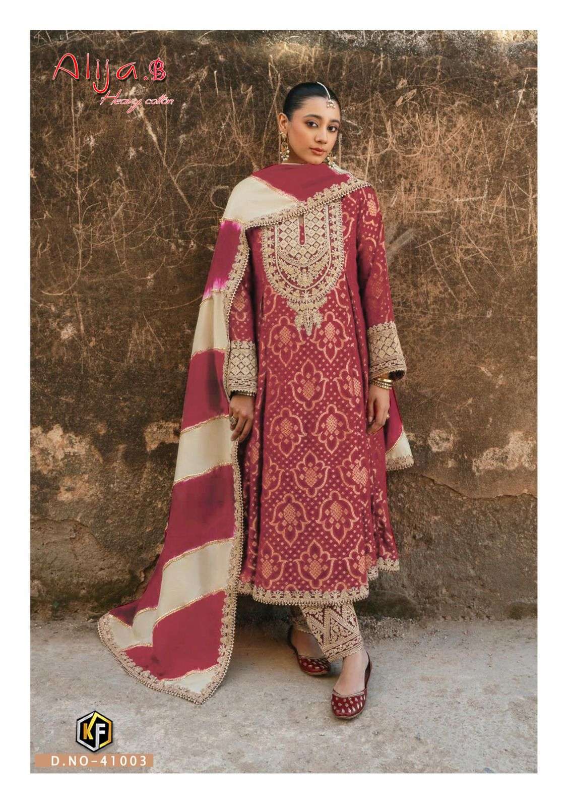 KEVAL FAB ALIJA B VOL 41 LAWN COTTON DIGITAL PRINTS SALWAR SUIT