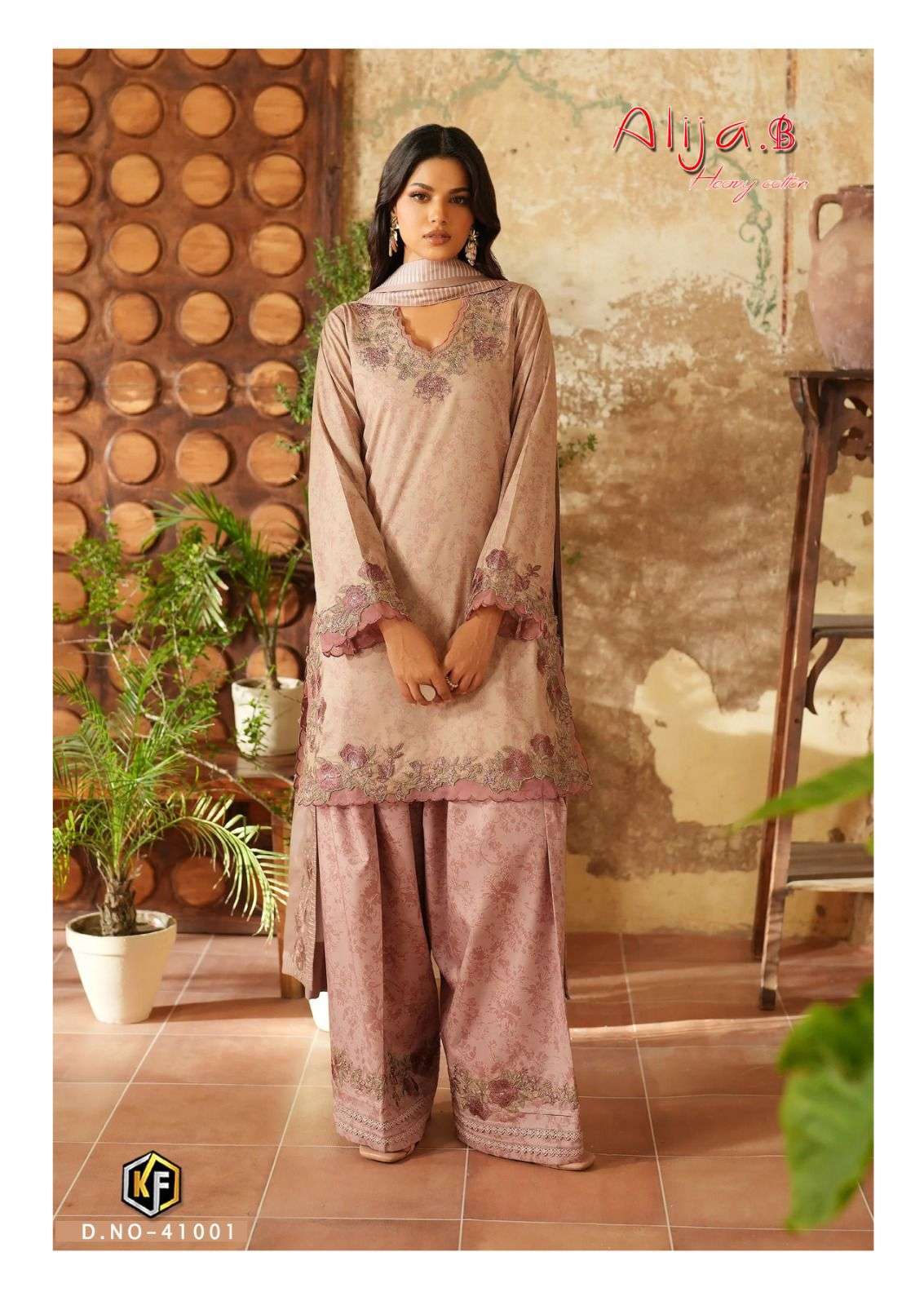 KEVAL FAB ALIJA B VOL 41 LAWN COTTON DIGITAL PRINTS SALWAR SUIT