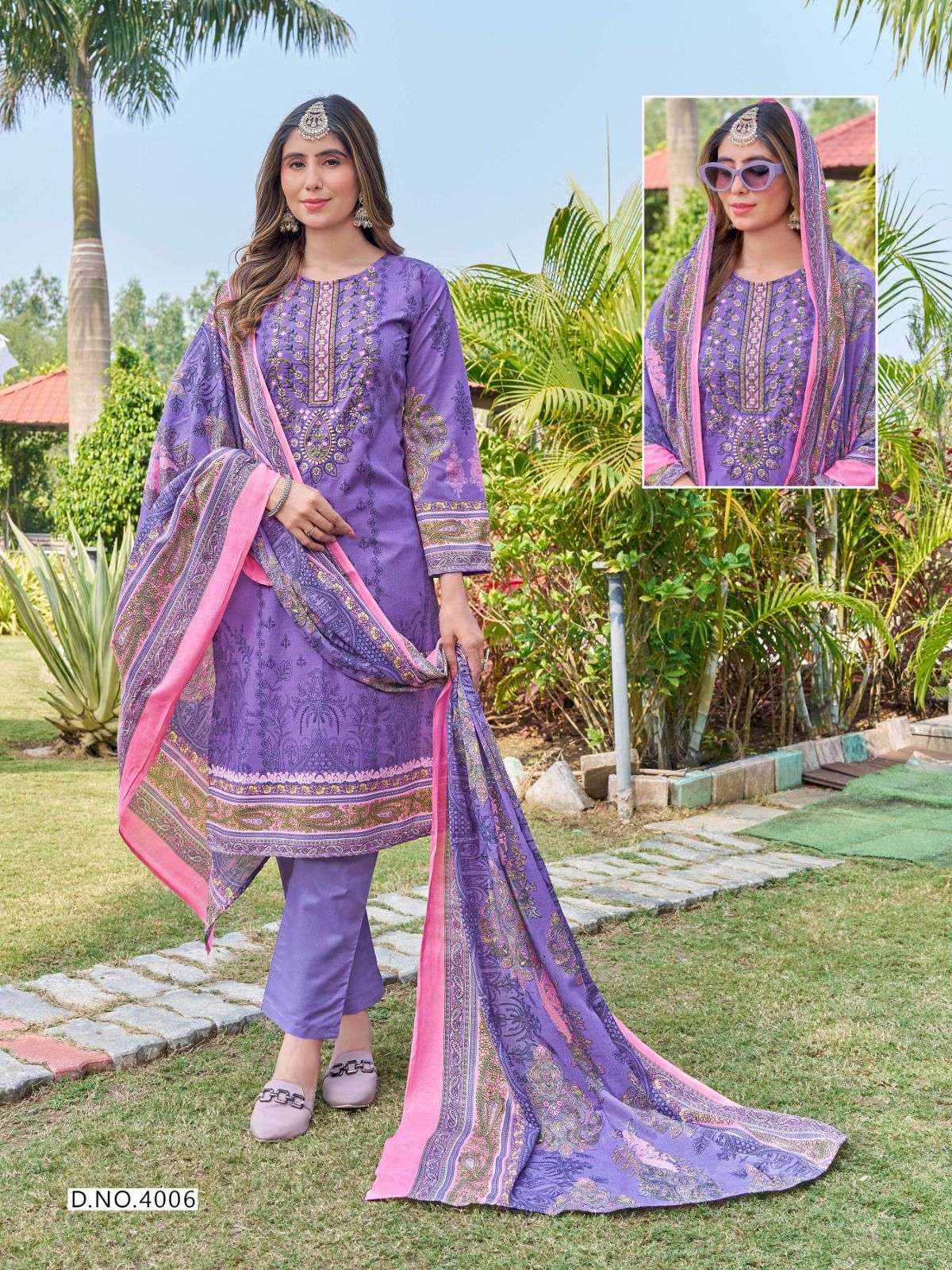 KEVAL FAB JAZMIN VOL 4 NEW DESIGNS COTTON DIGITAL PRINT SALWAR SUIT