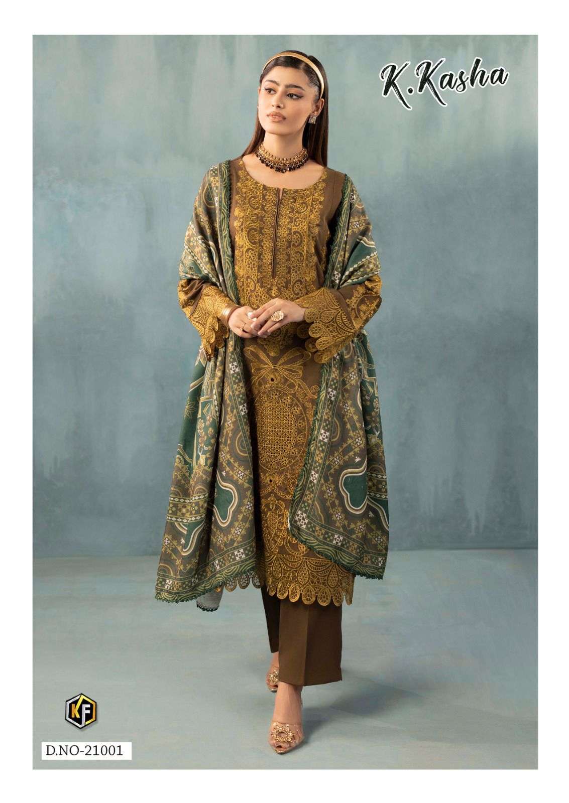 KEVAL FAB K KASHA VOL 21 COTTON DIGITAL PRINT SALWAR SUIT