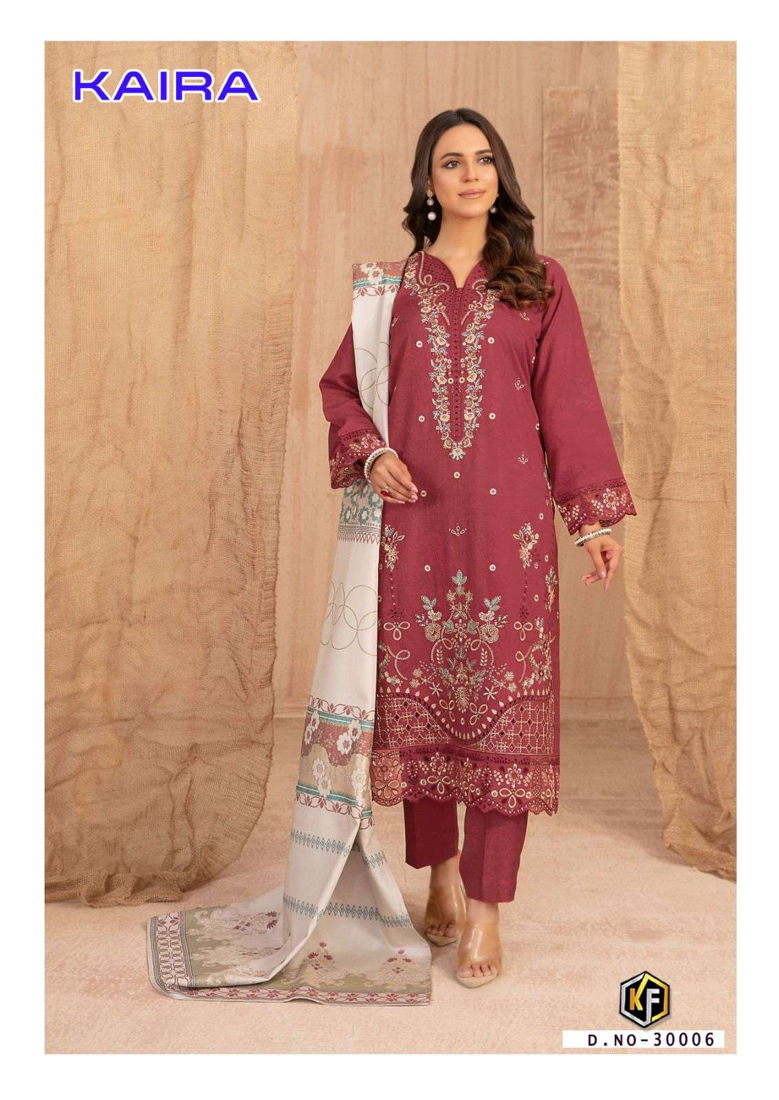 KEVAL FAB KAIRA VOL 30 LAWN COTTON DIGITAL PRINT SALWAR SUITS 