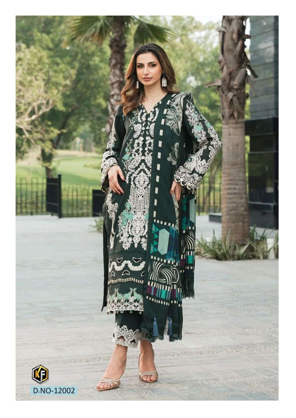 KEVAL FAB RANGREZ VOL 12 COTTON DIGITAL PRINTS SALWAR SUIT	