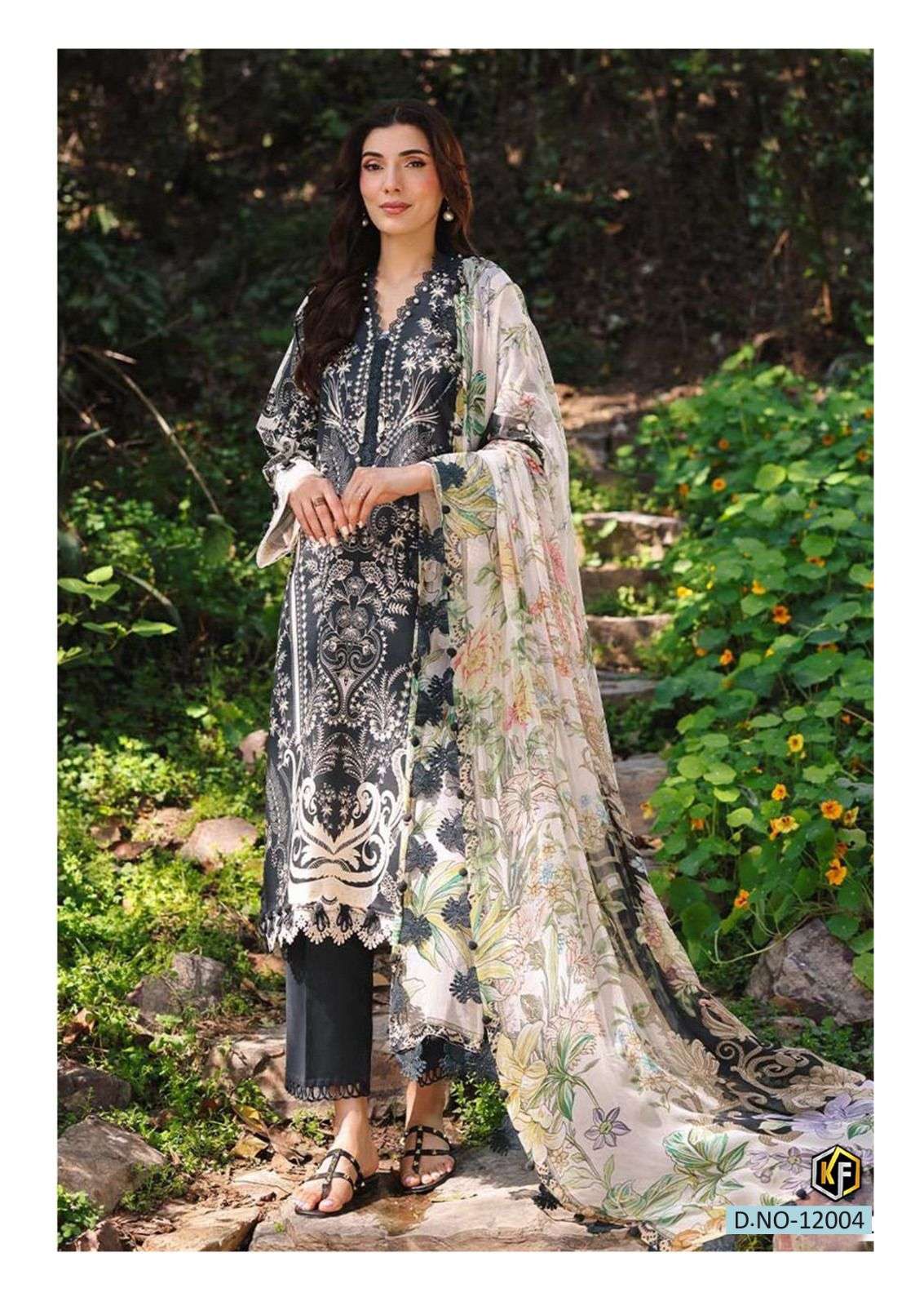 KEVAL FAB RANGREZ VOL 12 COTTON DIGITAL PRINTS SALWAR SUIT	