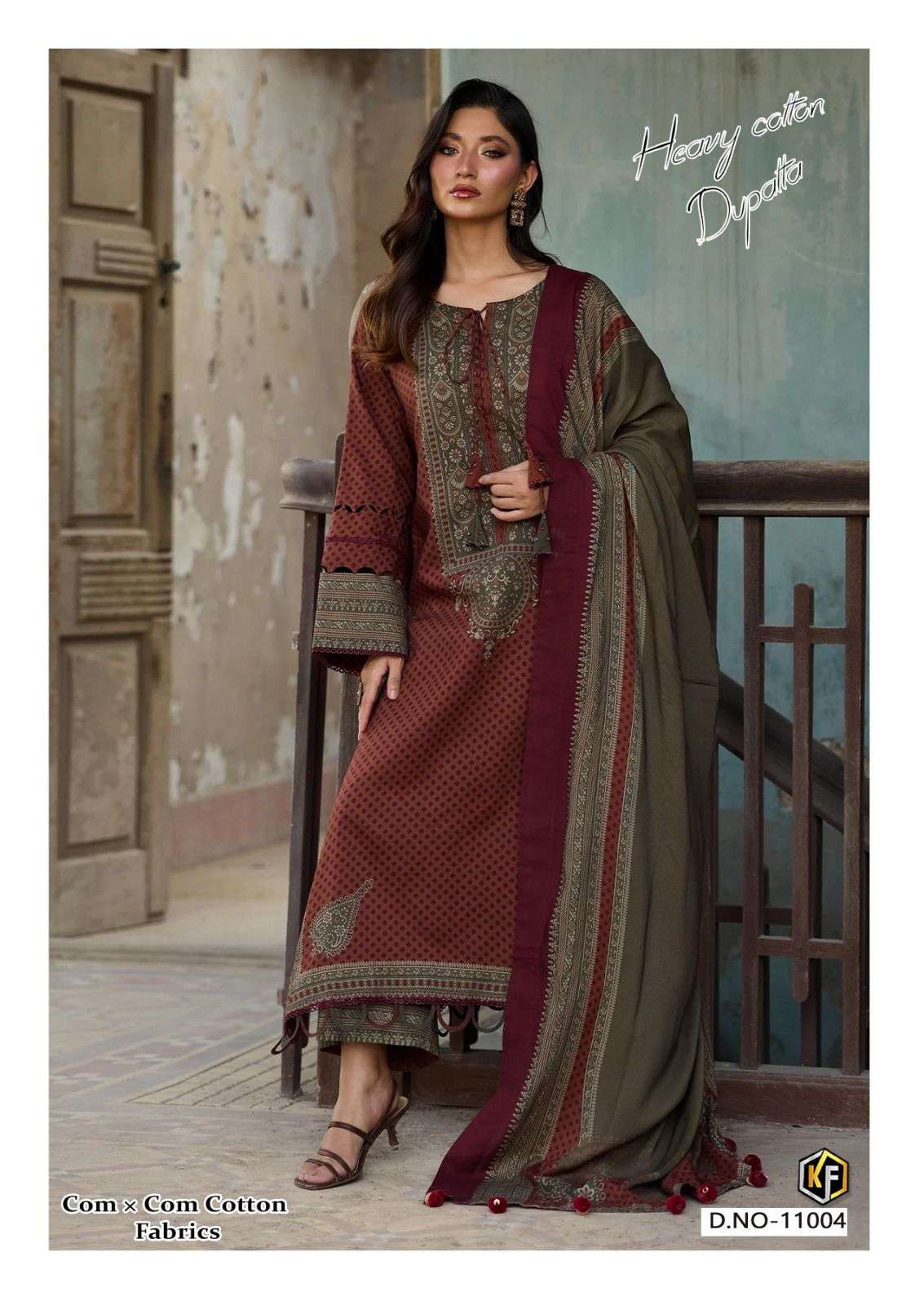 KEVAL FAB SOHA NAZIR VOL 11 COTTON DIGITAL KARACHI STYLE PRINT SALWAR SUIT