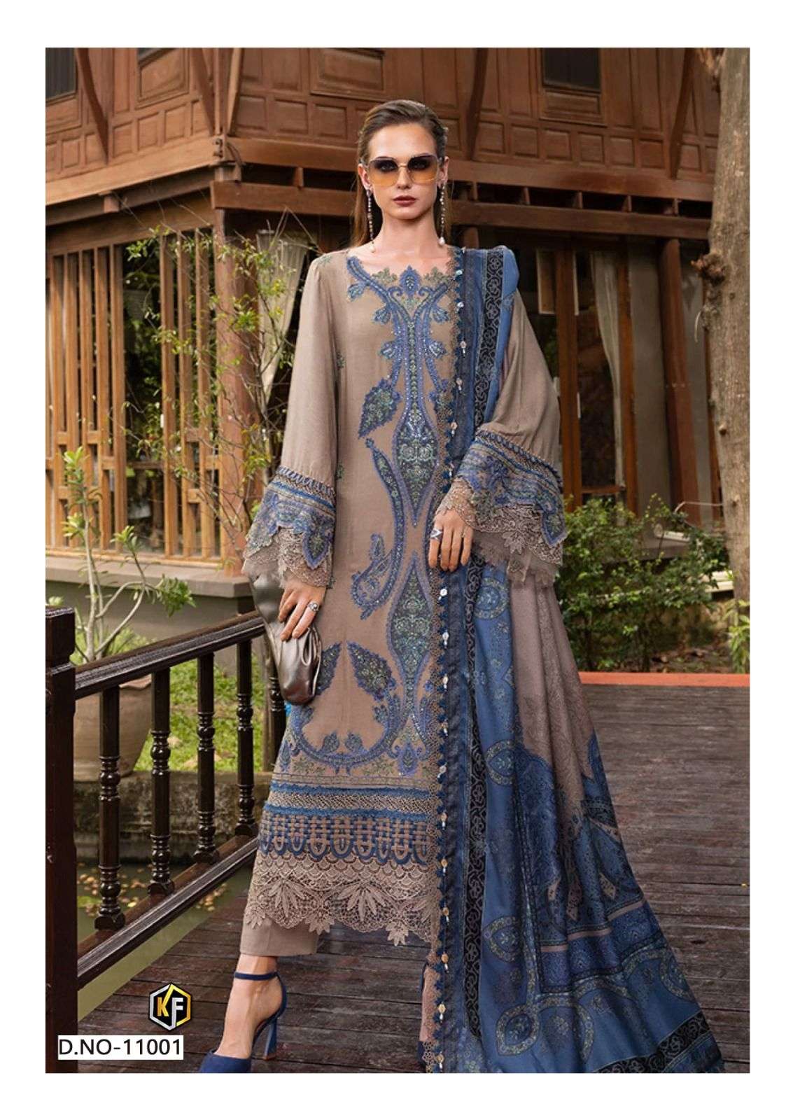 KEVAL FAB SOHA NAZIR VOL 11 COTTON DIGITAL KARACHI STYLE PRINT SALWAR SUIT