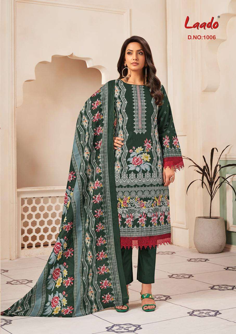 LAADO INNAYAT VOL 1 COTTON DIGITAL KARACHI STYLE PRINT SALWAR SUIT