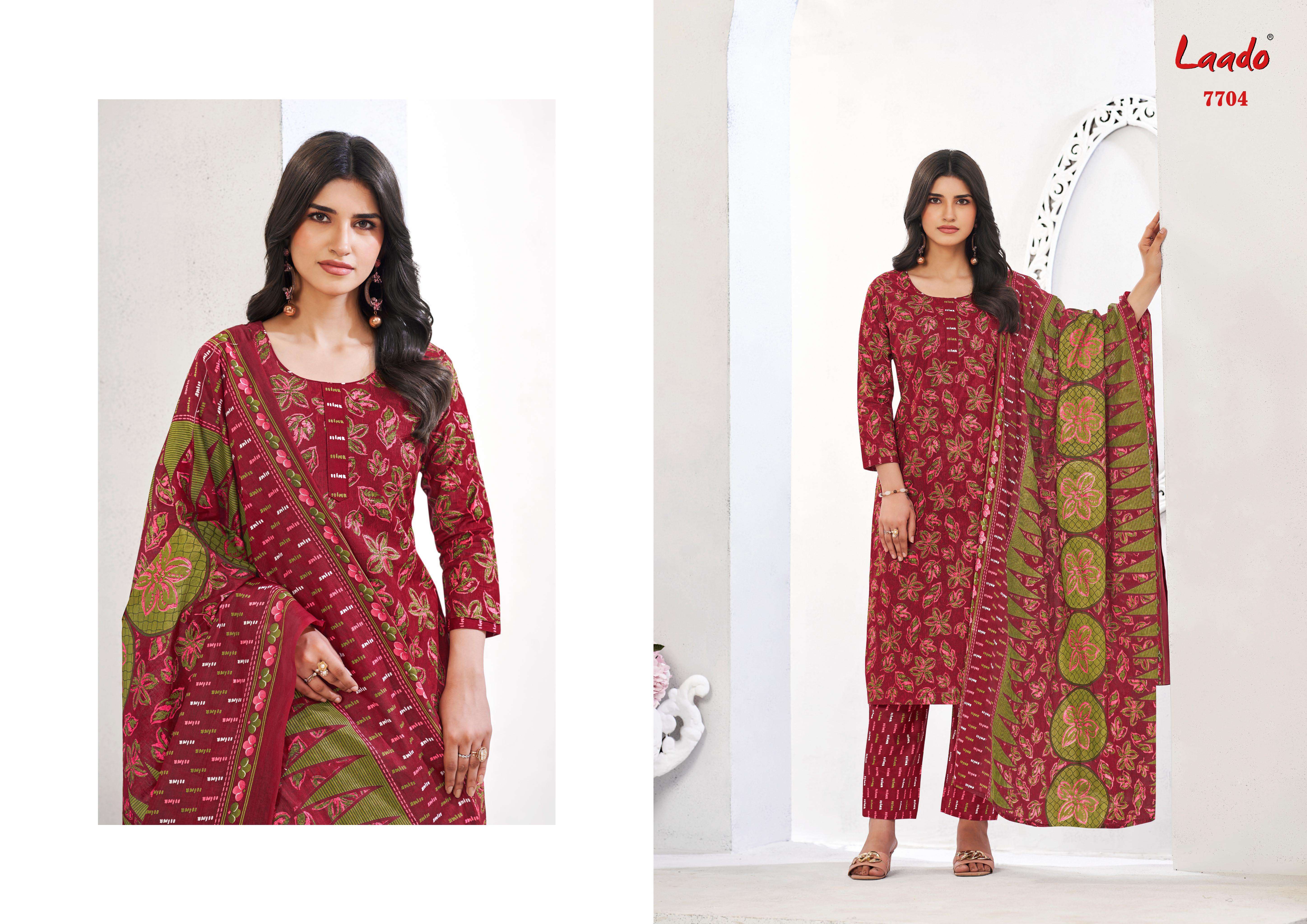 LAADO VOL 77 COTTON PRINTED LADIES SALWAR SUIT