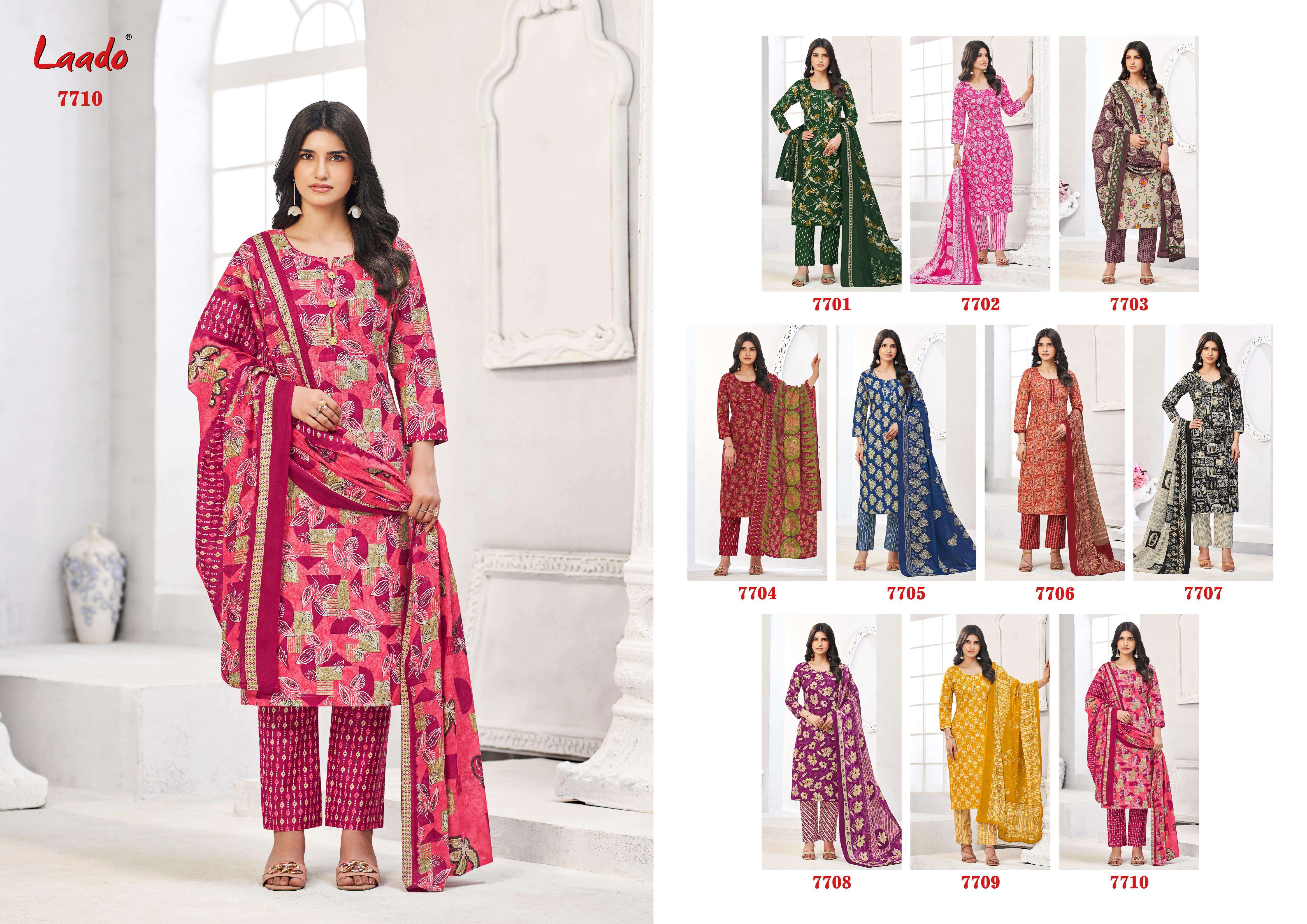 LAADO VOL 77 COTTON PRINTED LADIES SALWAR SUIT