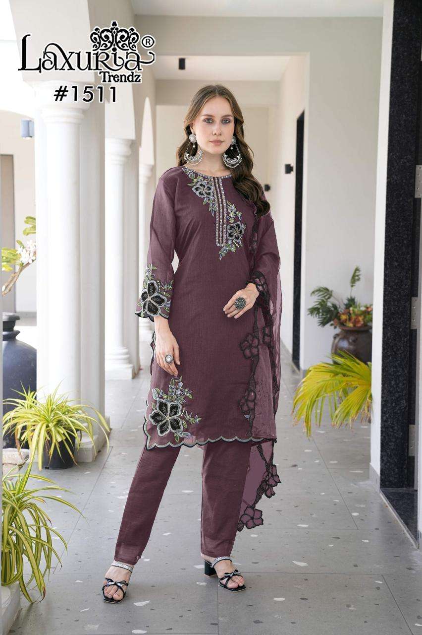 LAXURIA TRENDZ D NO 1511 GEORGETTE DESIGNER PAKISTANI SUIT