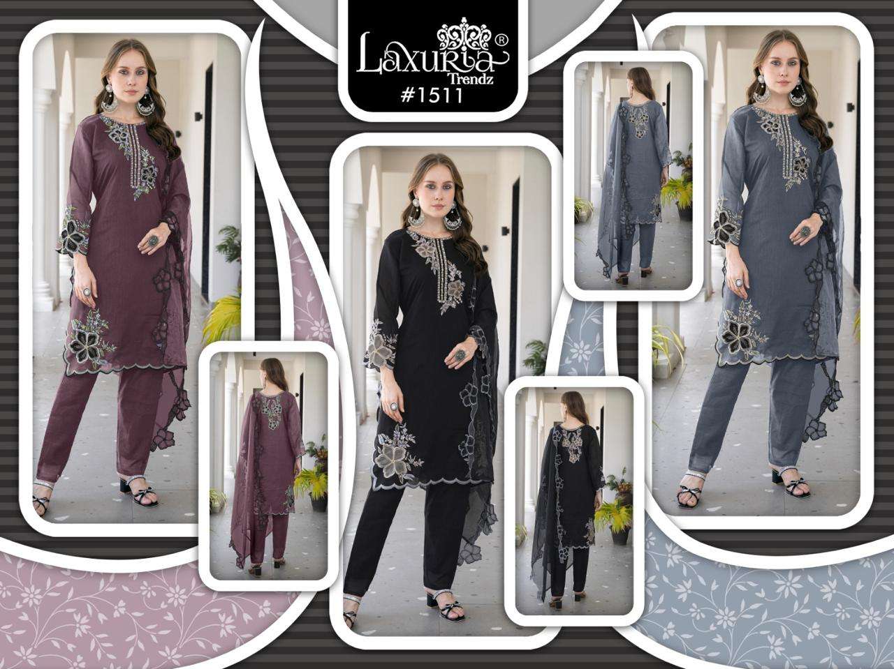 LAXURIA TRENDZ D NO 1511 GEORGETTE DESIGNER PAKISTANI SUIT