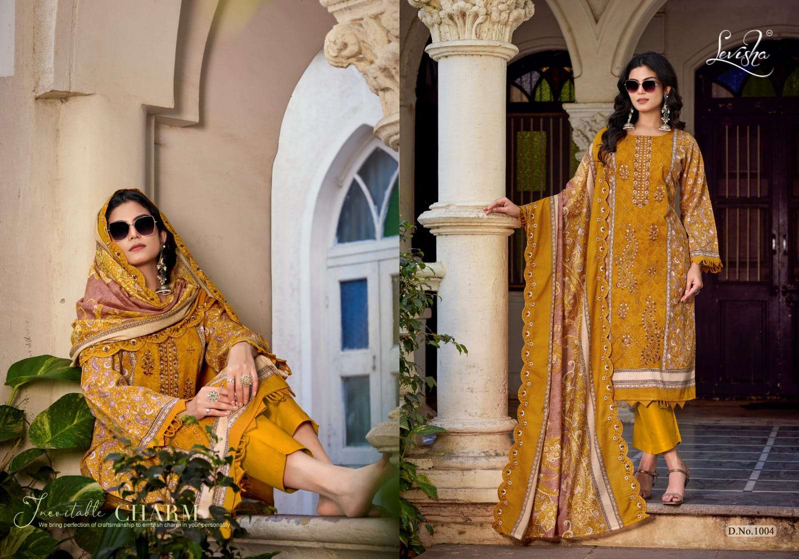 LEVISHA MADHUBALA VOL 12 LAWN COTTON DIGITAL PRIqdNT WITH FANCY WORK SUIT