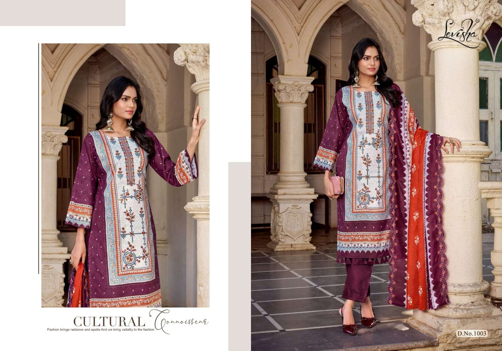 LEVISHA MADHUBALA VOL 12 LAWN COTTON DIGITAL PRIqdNT WITH FANCY WORK SUIT