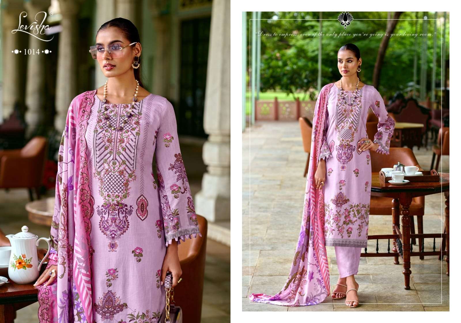 LEVISHA MARIYAM VOL 1 LAWN COTTON DIGITAL PAKISTANI STYLE PRINT WITH WORK SUIT