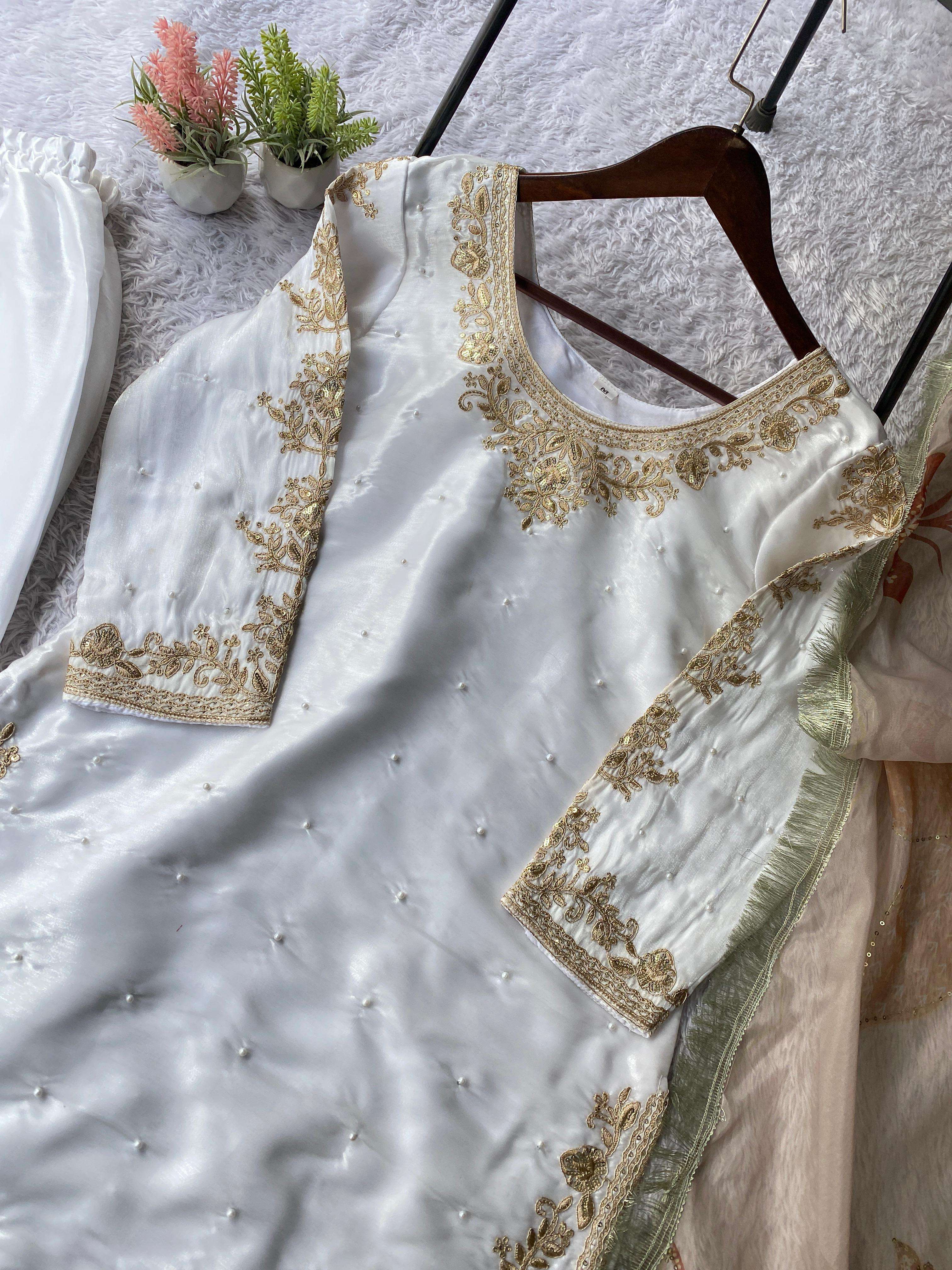 LG 2060 MAROON SILK HEAVY BEAUTIFUL DESIGNER PARTY WEAR LADIES SUIT