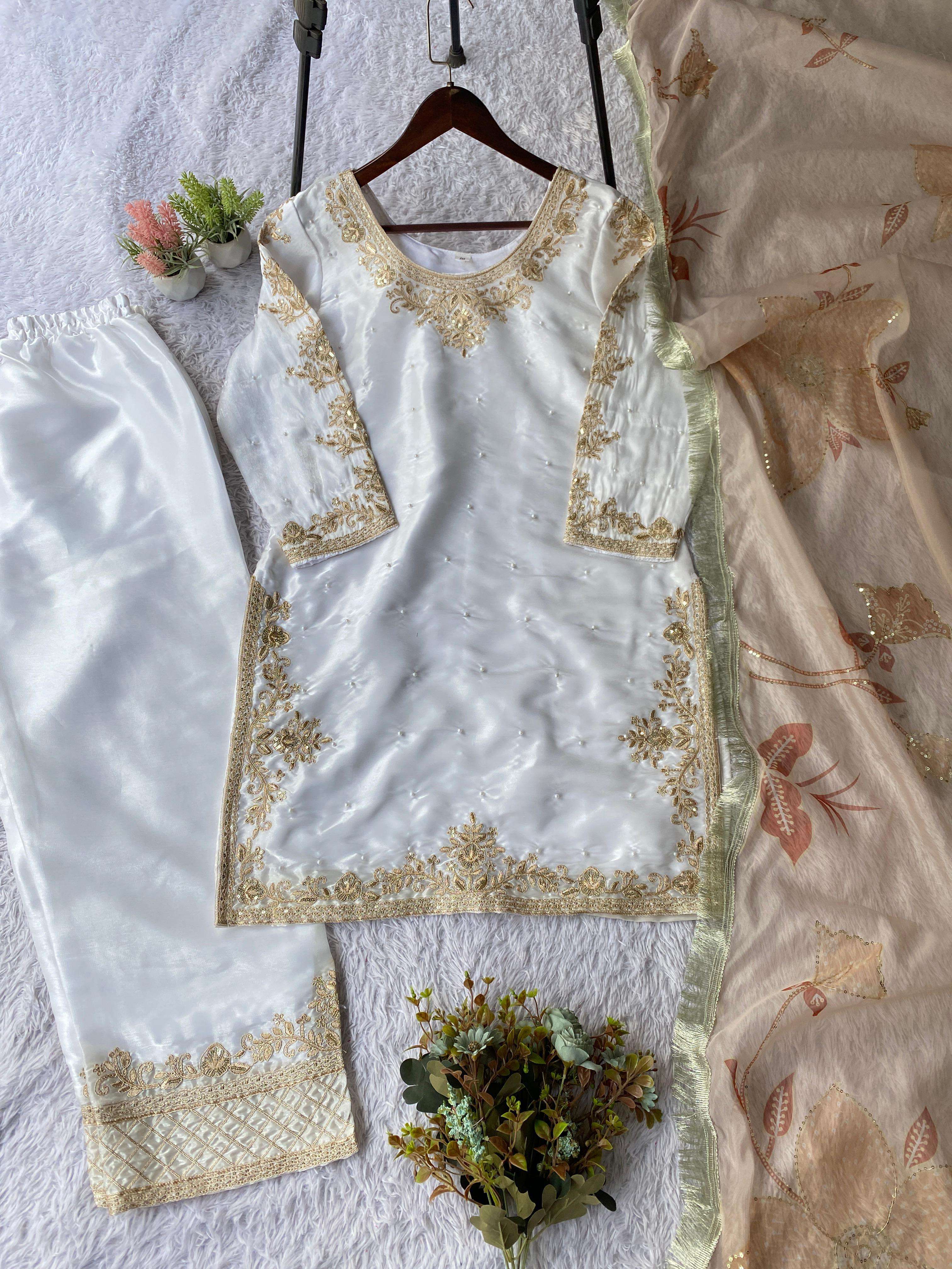 LG 2060 MAROON SILK HEAVY BEAUTIFUL DESIGNER PARTY WEAR LADIES SUIT