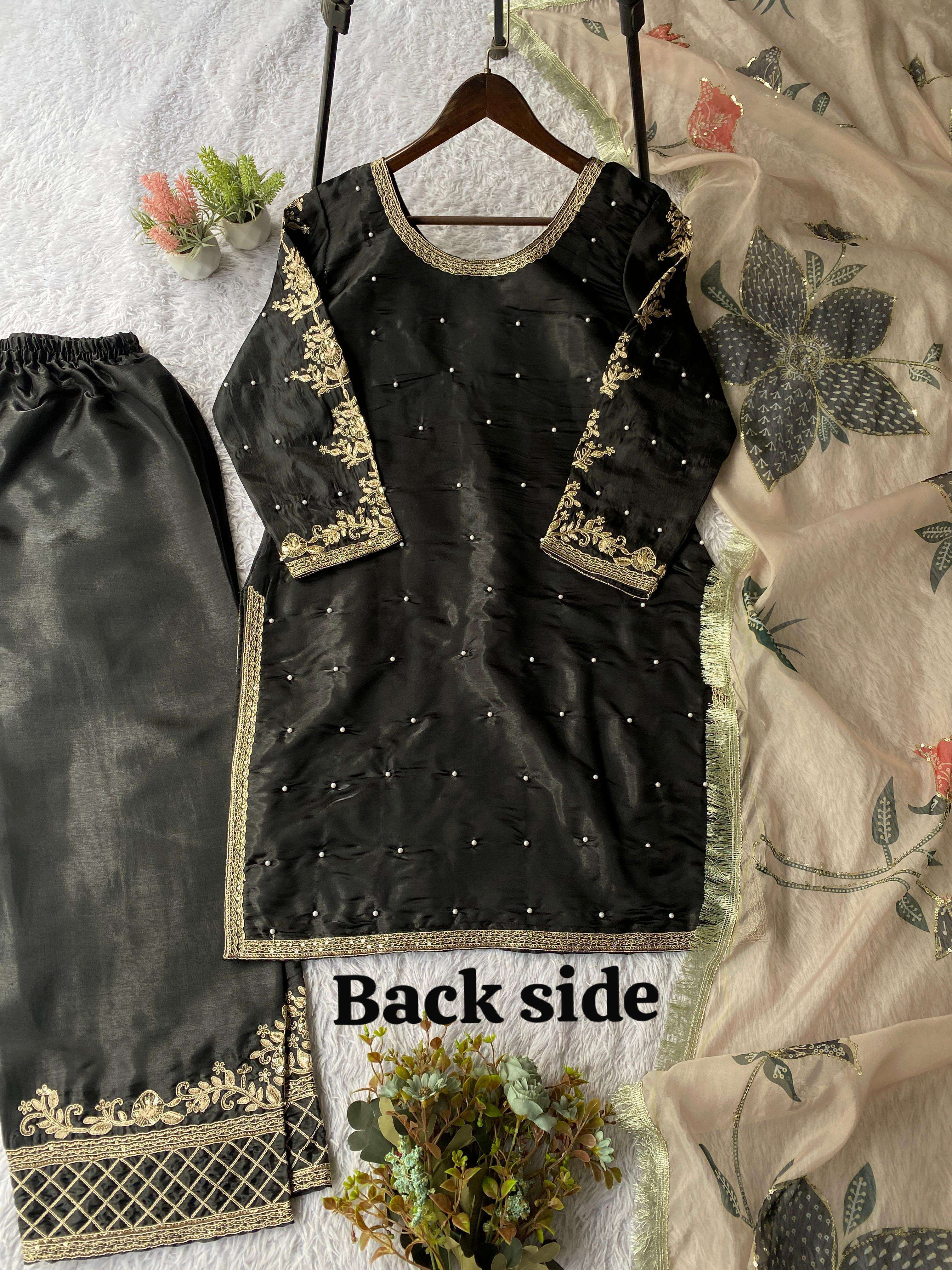 LG 2060 MAROON SILK HEAVY BEAUTIFUL DESIGNER PARTY WEAR LADIES SUIT