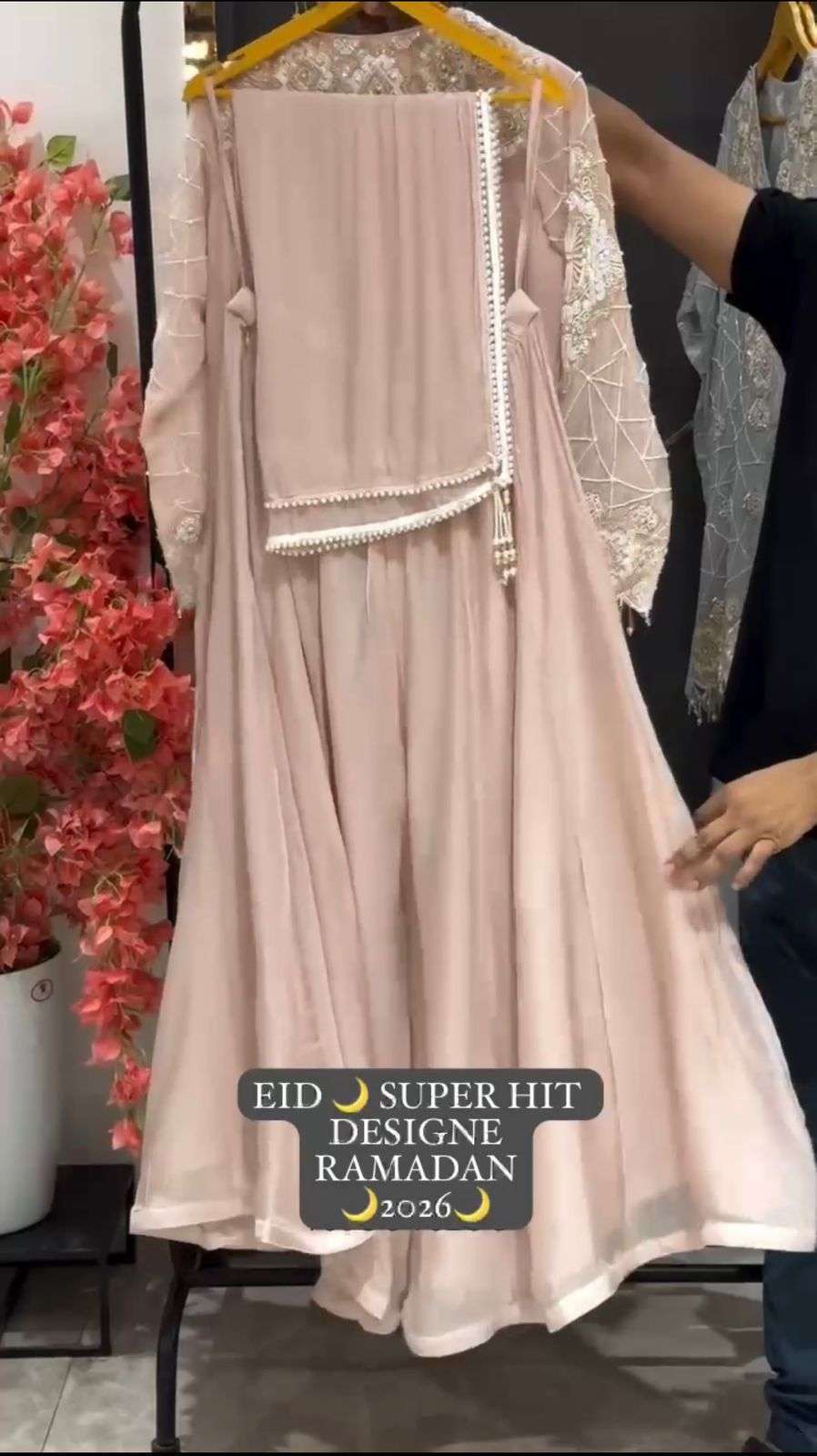 LG 2063 GEORGETTE WEDDING DESIGNER LOOK READY MADE LADIES SUIT