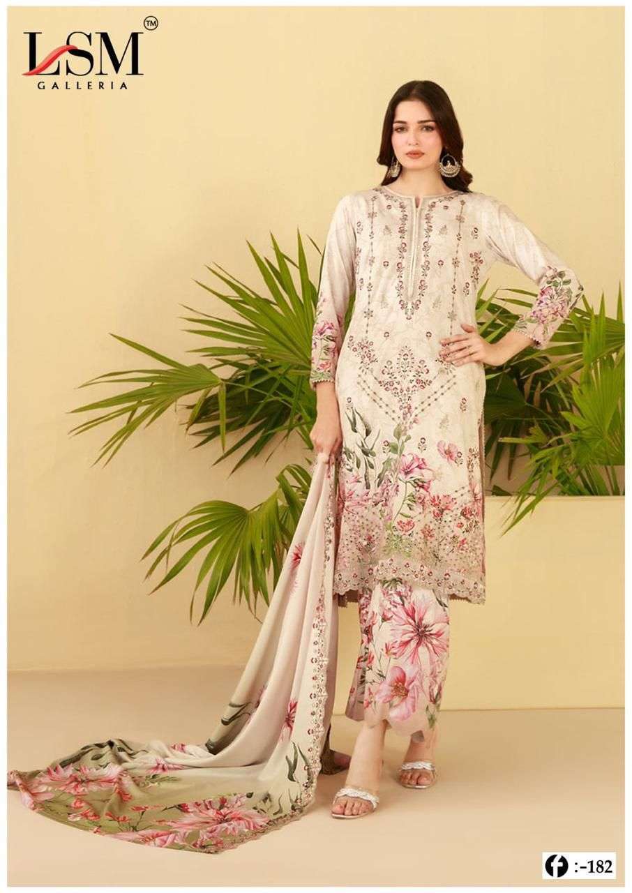 LSM GALLERIA FIRDOUS QUEEN LAWN VOL 18 COTTON DIGITAL PRINT SALWAR SUIT