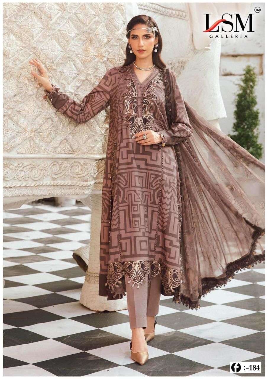 LSM GALLERIA FIRDOUS QUEEN LAWN VOL 18 COTTON DIGITAL PRINT SALWAR SUIT