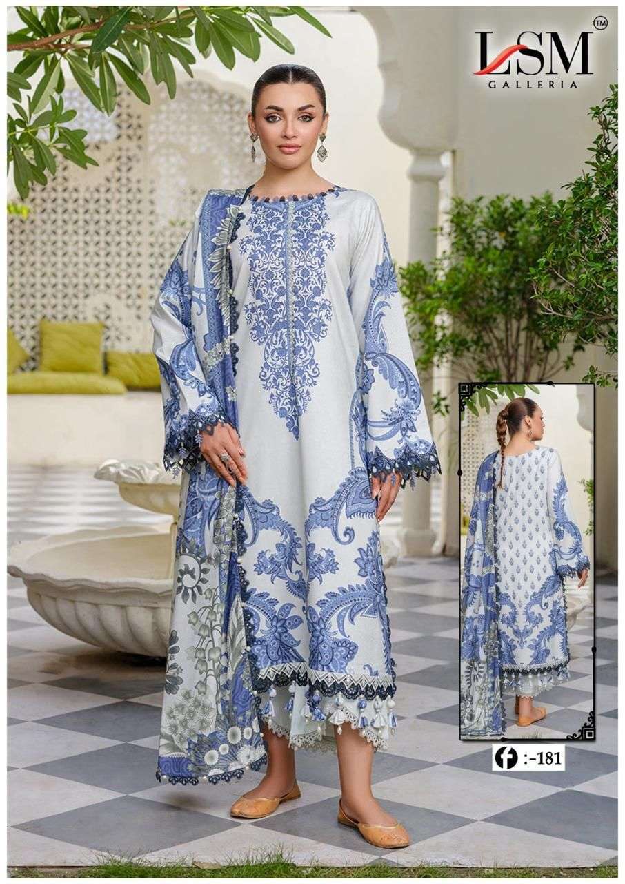 LSM GALLERIA FIRDOUS QUEEN LAWN VOL 18 COTTON DIGITAL PRINT SALWAR SUIT