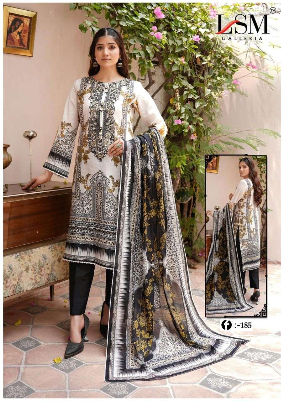 LSM GALLERIA FIRDOUS QUEEN LAWN VOL 18 COTTON DIGITAL PRINT SALWAR SUIT