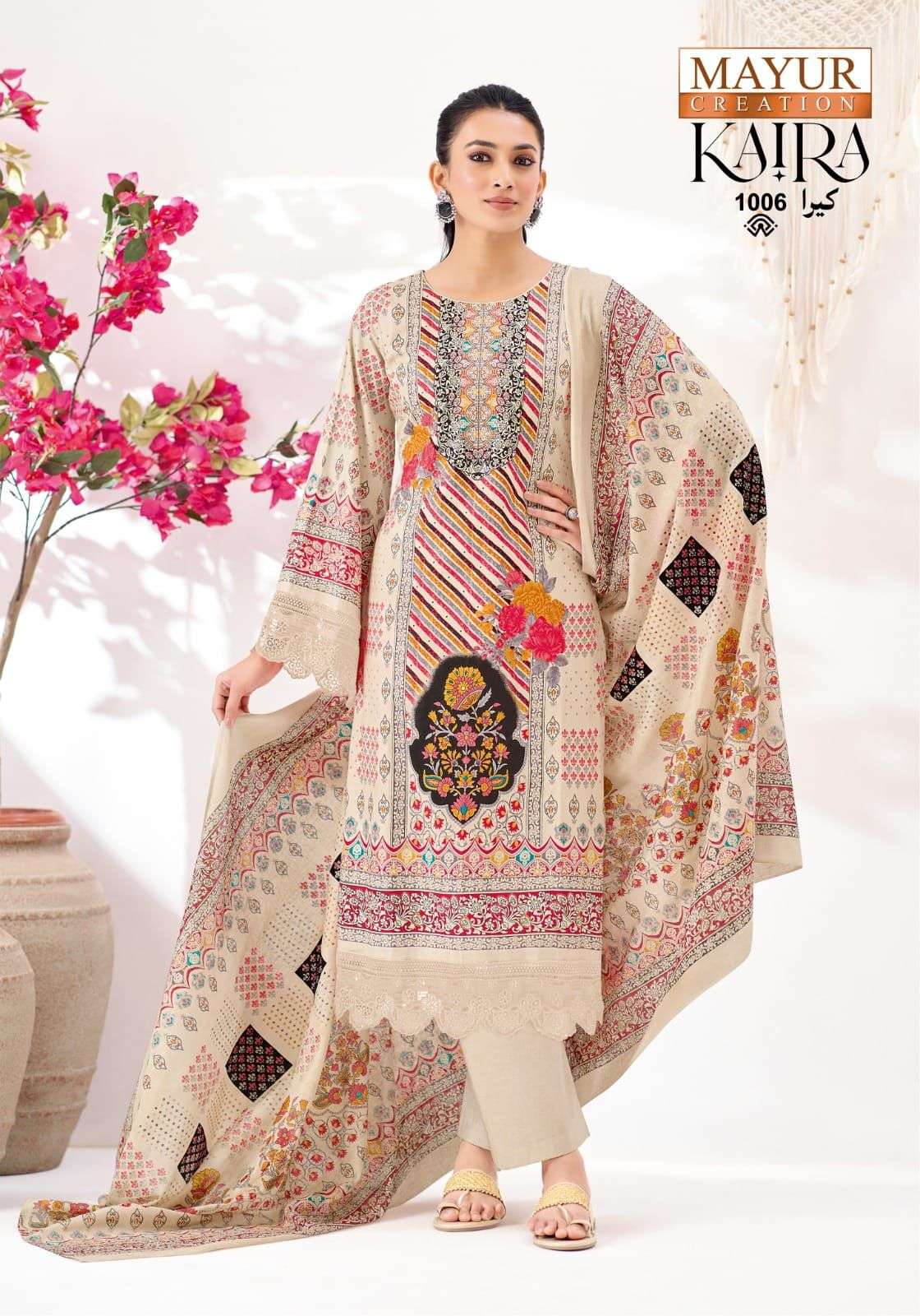 MAYUR CREATION KAIRA VOL 1 COTTON DIGITAL PAKISTANI STYLE PRINTS SUIT