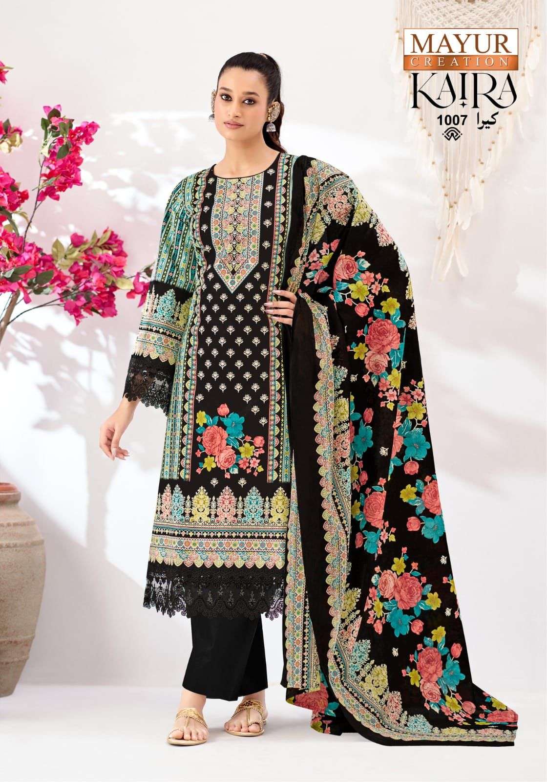 MAYUR CREATION KAIRA VOL 1 COTTON DIGITAL PAKISTANI STYLE PRINTS SUIT