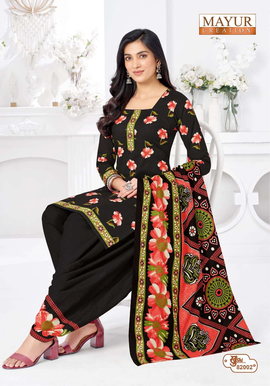 MAYUR CREATION KHUSHI VOL 82 COTTON PRINTED PATIYALA DRESS 