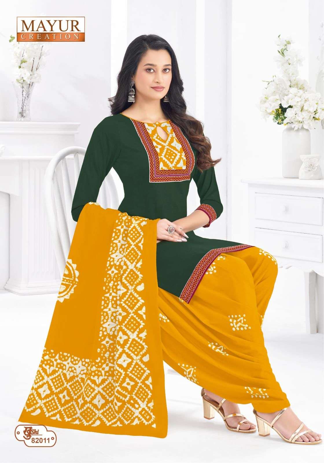 MAYUR CREATION KHUSHI VOL 82 COTTON PRINTED PATIYALA DRESS 