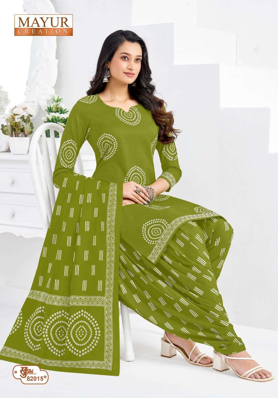 MAYUR CREATION KHUSHI VOL 82 COTTON PRINTED PATIYALA DRESS 