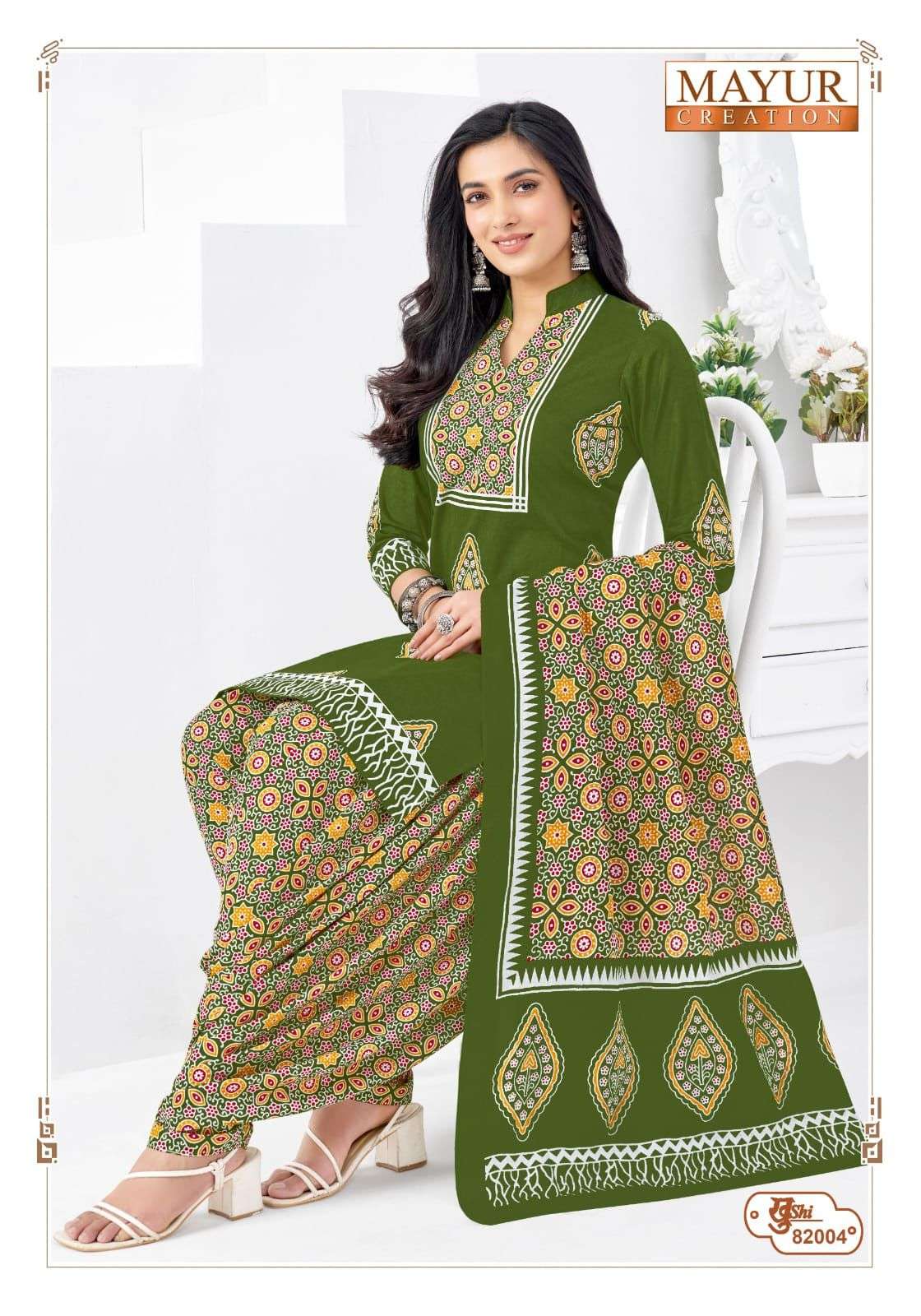 MAYUR CREATION KHUSHI VOL 82 COTTON PRINTED PATIYALA DRESS 