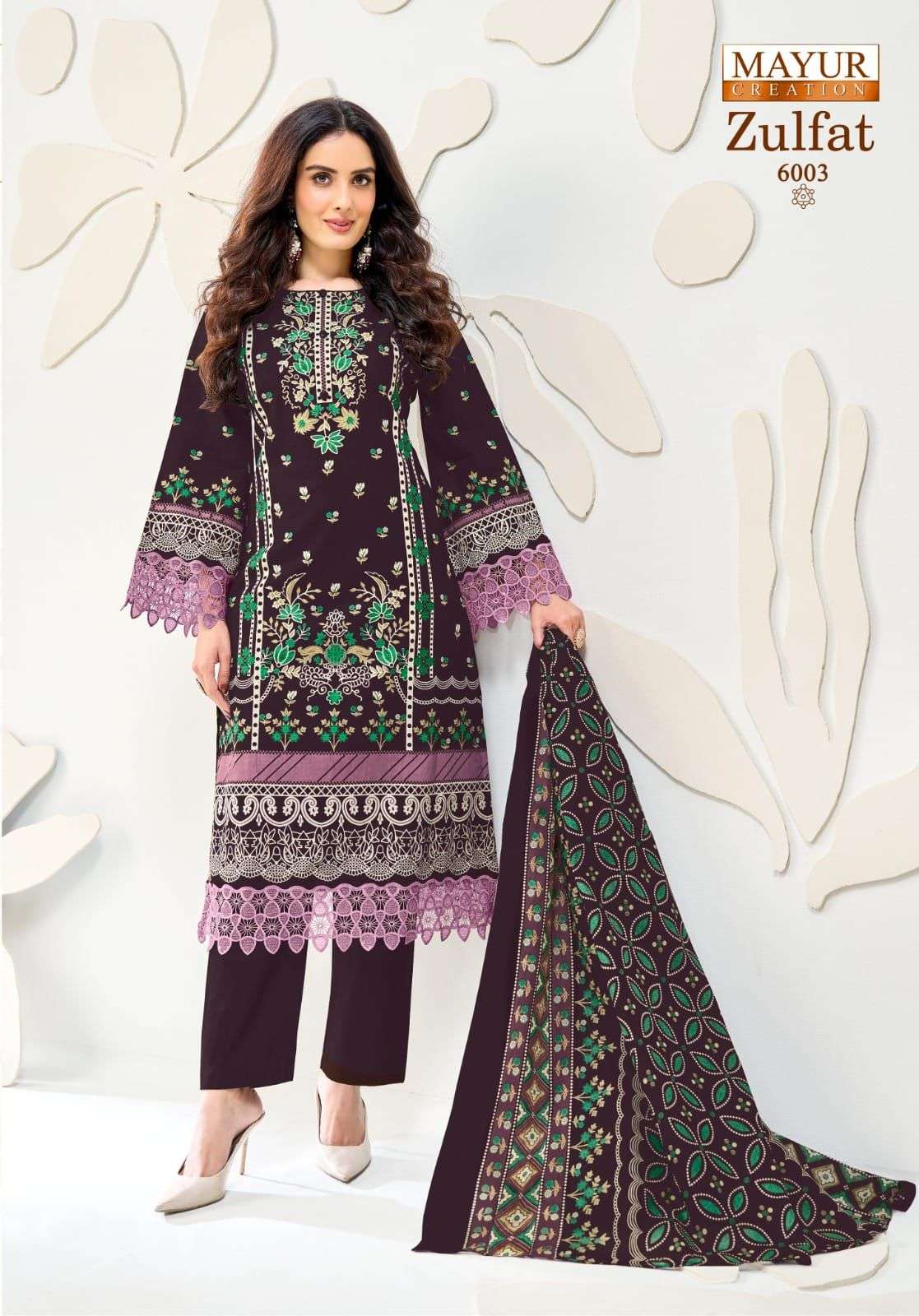 MAYUR CREATION ZULFAT VOL 6 COTTON PRINT LADIES SUIT