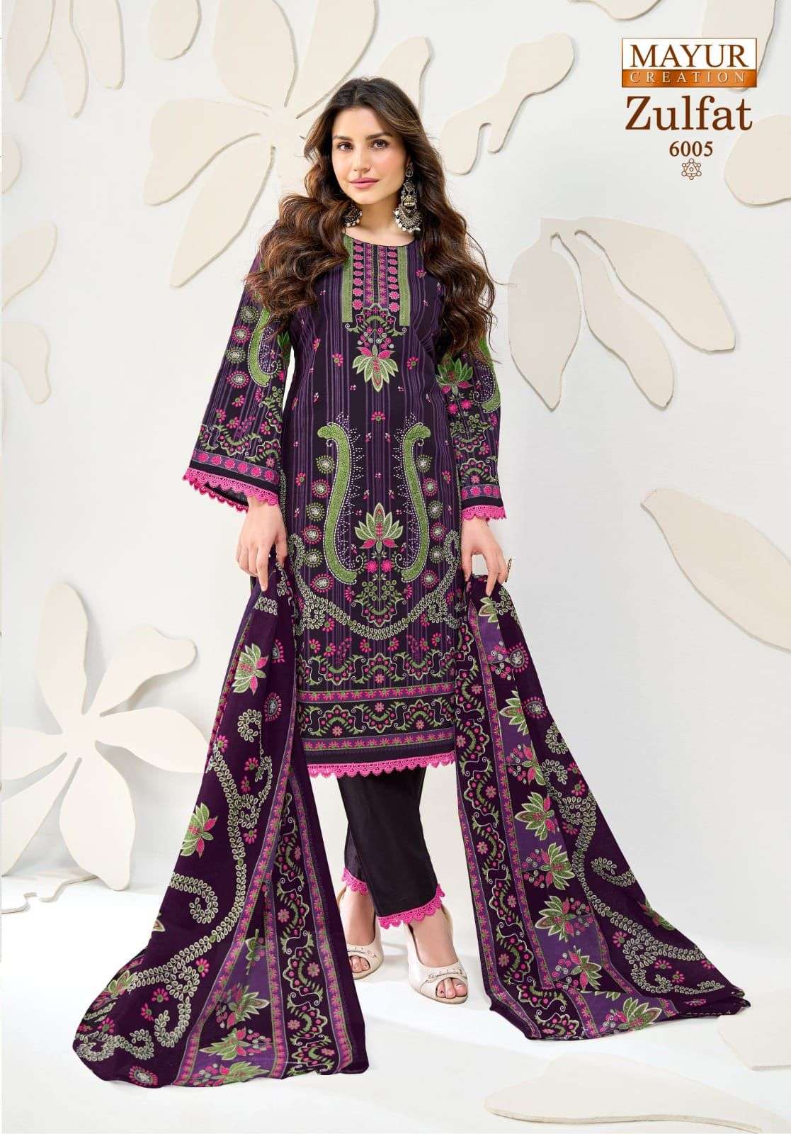 MAYUR CREATION ZULFAT VOL 6 COTTON PRINT LADIES SUIT