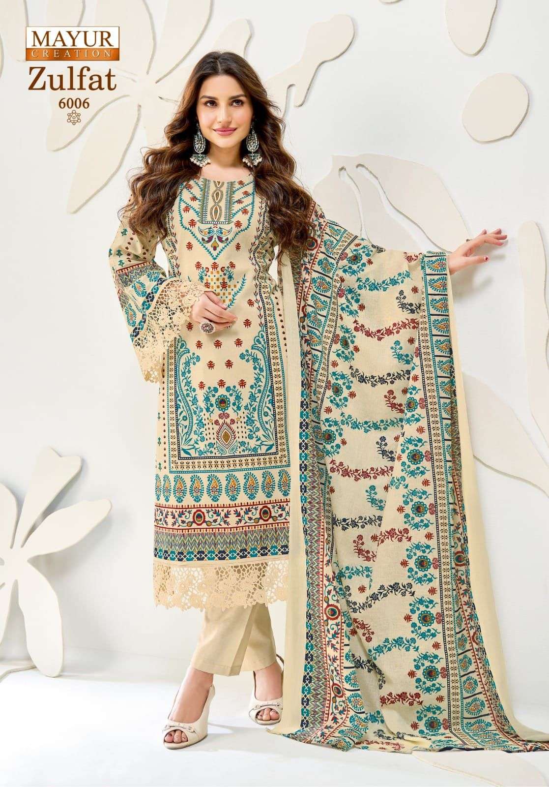 MAYUR CREATION ZULFAT VOL 6 COTTON PRINT LADIES SUIT