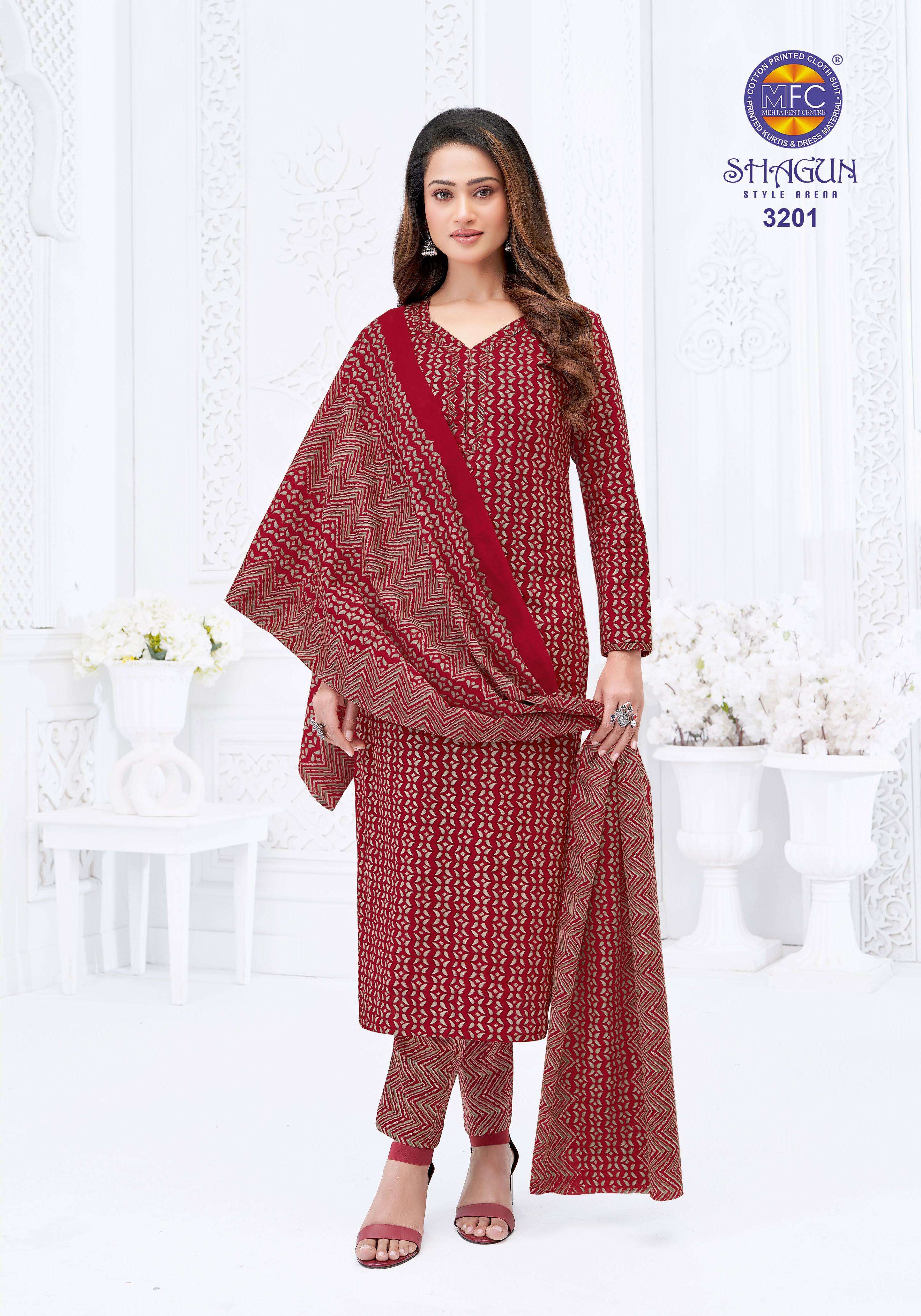 MFC SHAGUN VOL 32 COTTON PRINTED SALWAR SUIT