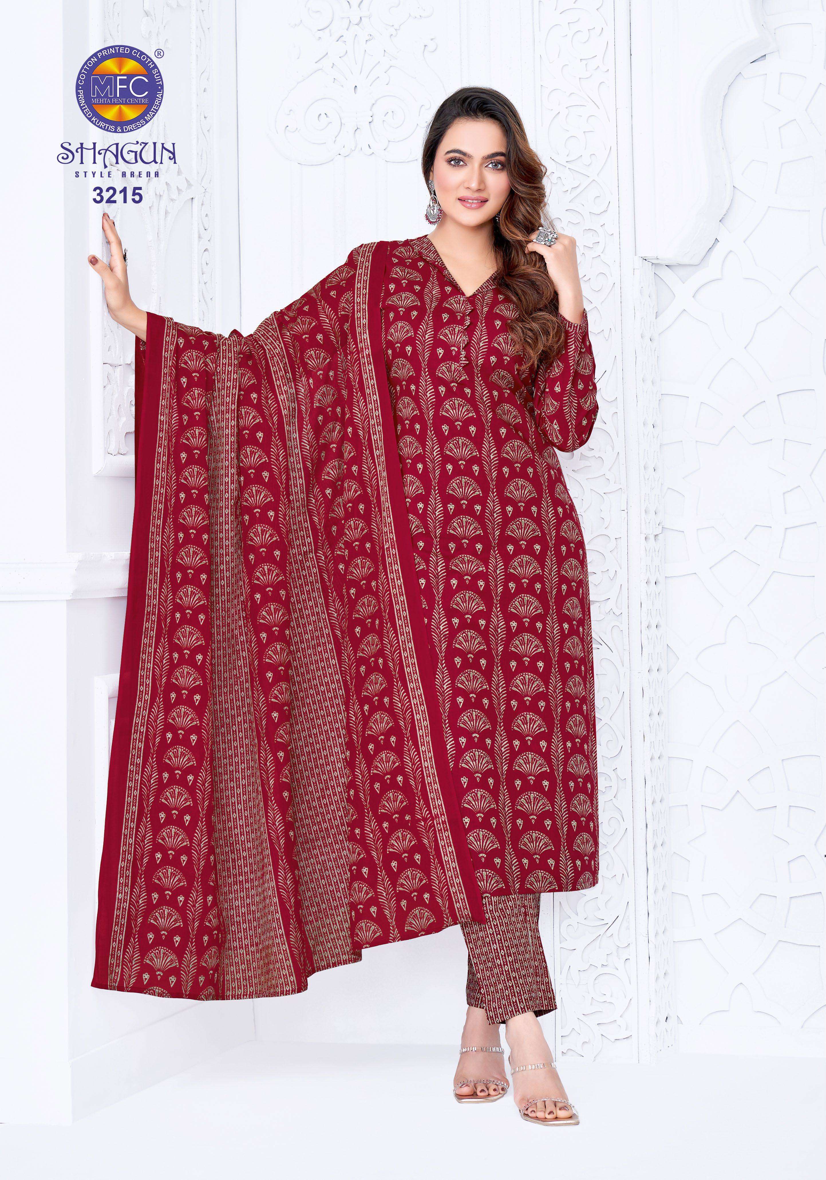 MFC SHAGUN VOL 32 COTTON PRINTED SALWAR SUIT
