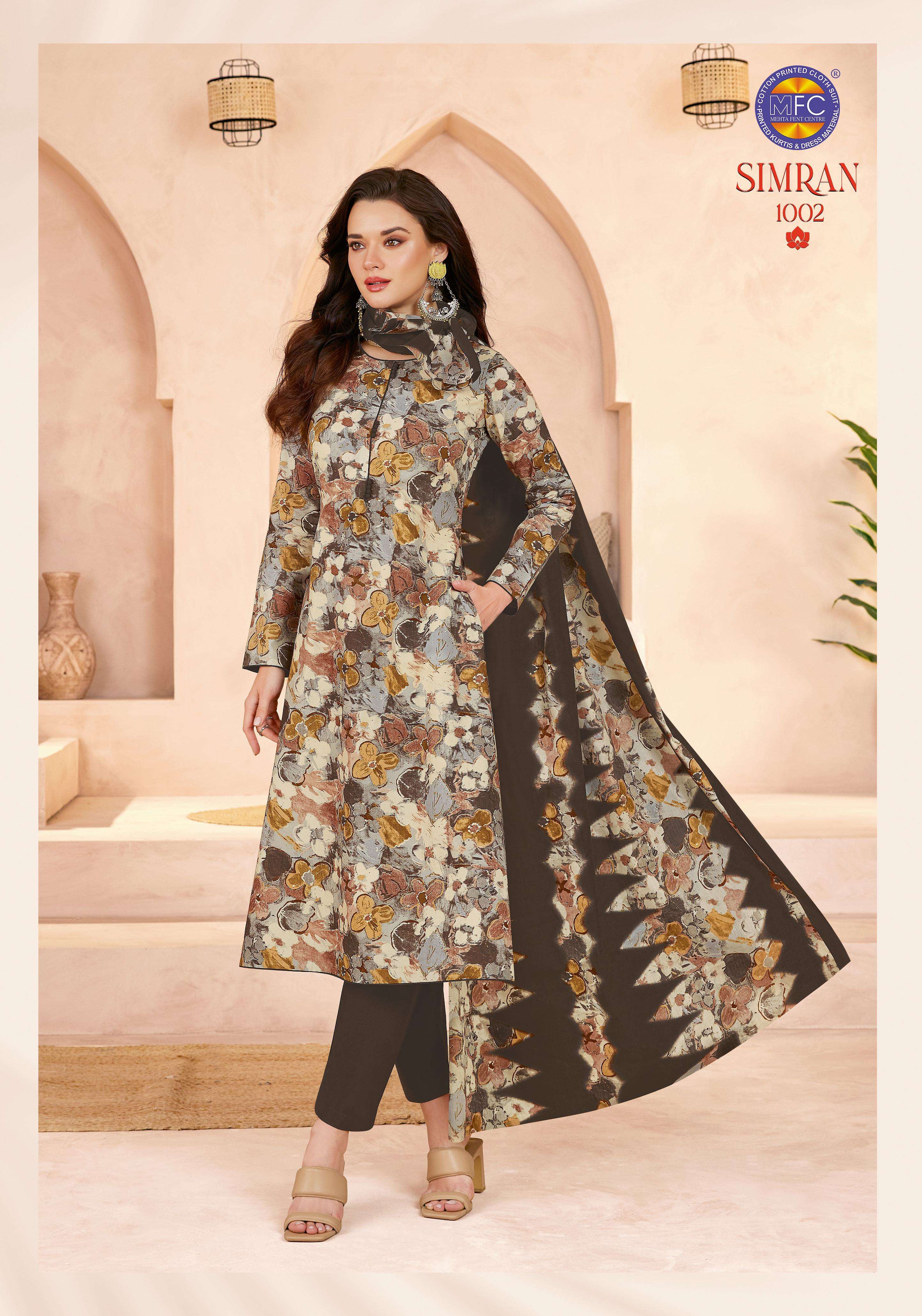 MFC SIMRAN VOL 1 COTTON DIGITAL PRINTED LADIES SALWAR SUIT