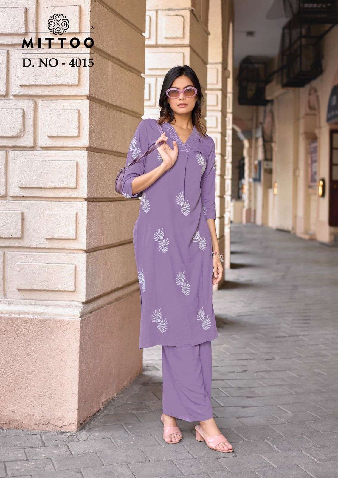 MITTOO ALBELLA VOL 3 RAYON FANCY WORKS LADIES KURTI WITH BOTTOM PAIR AT BEST ONLINE RATE WHOLESALER SURAT 