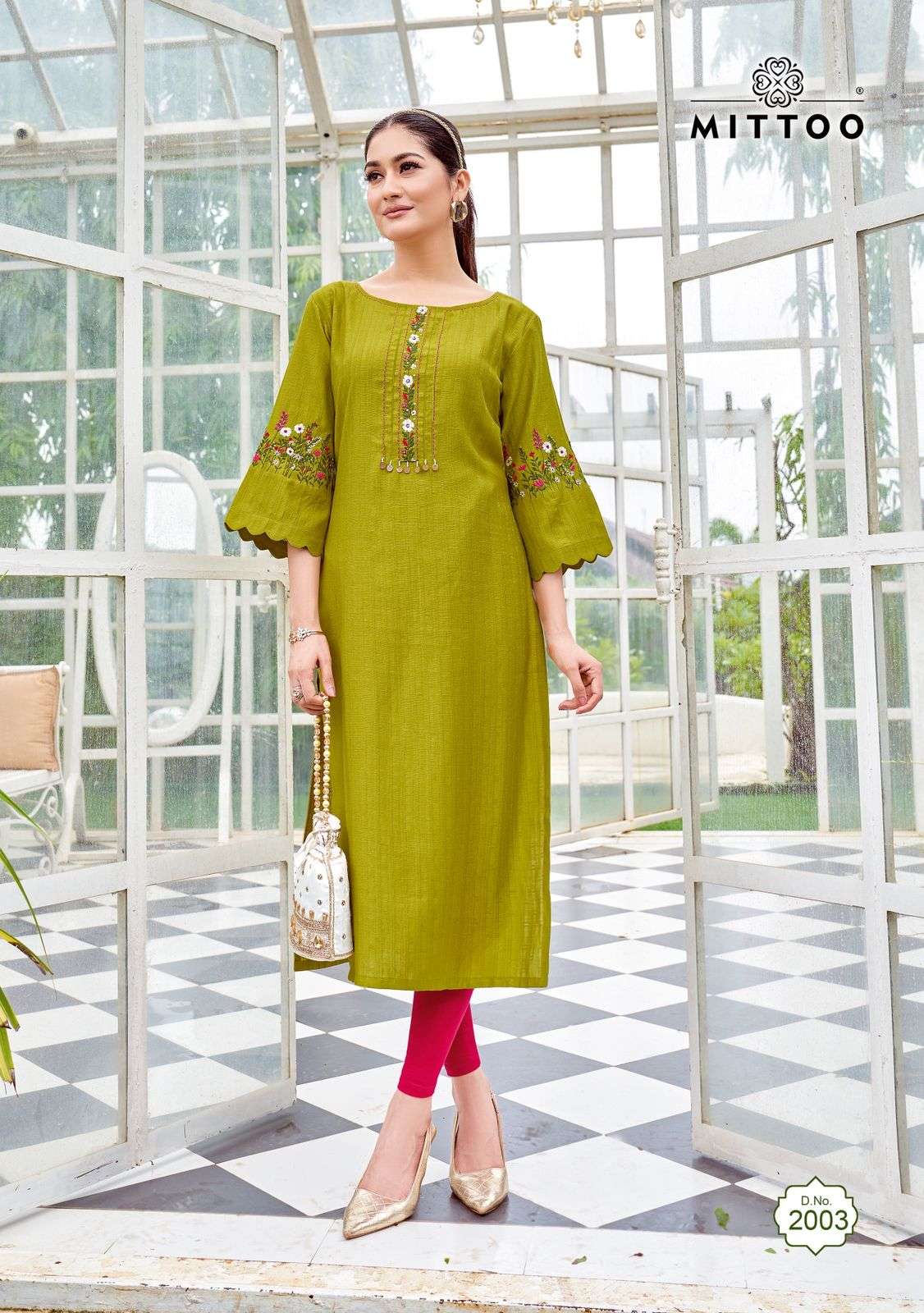  MITTOO ZAREENA VOL 1 RAYON FANCY WORKS LADIES KURTI 