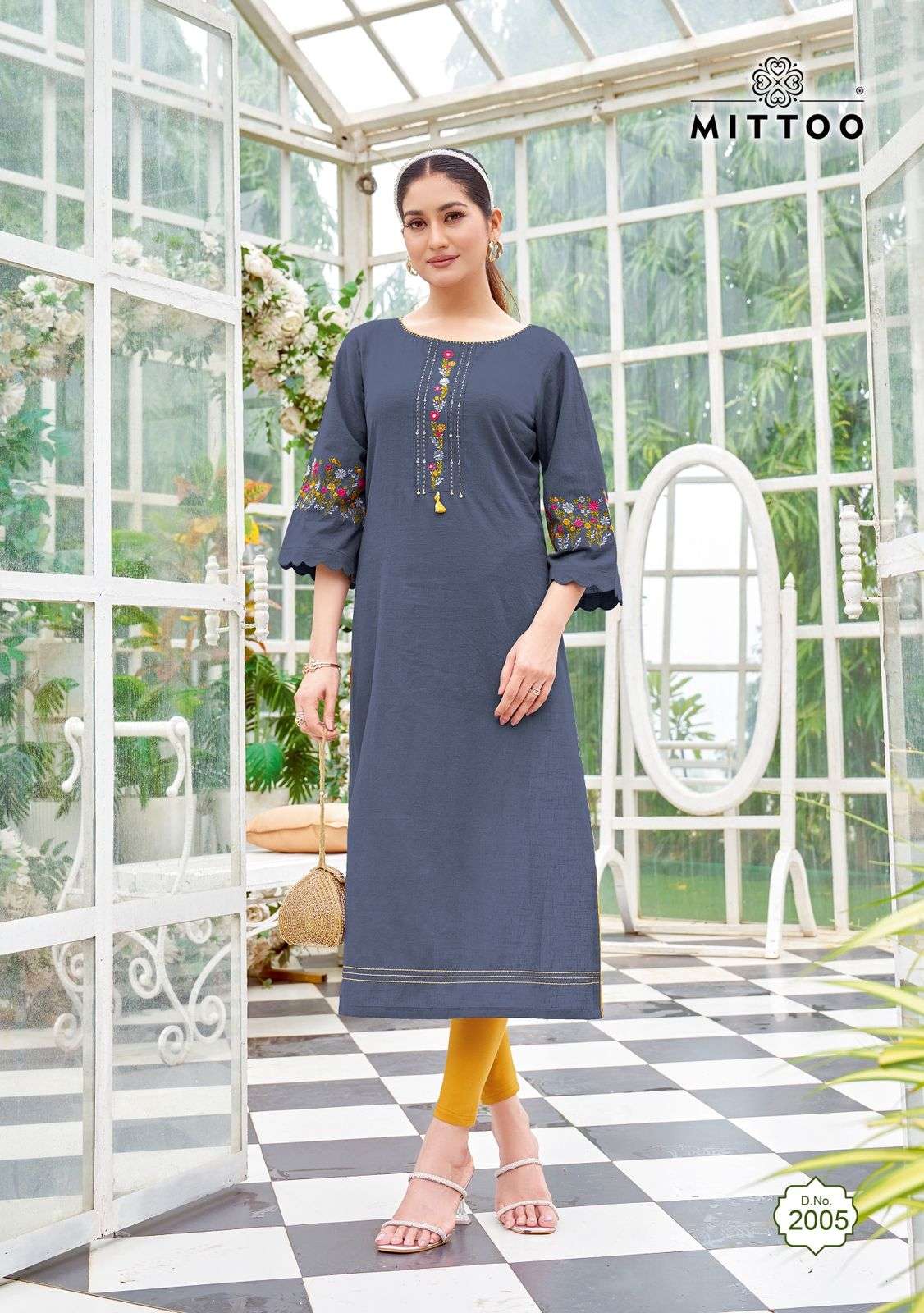  MITTOO ZAREENA VOL 1 RAYON FANCY WORKS LADIES KURTI 