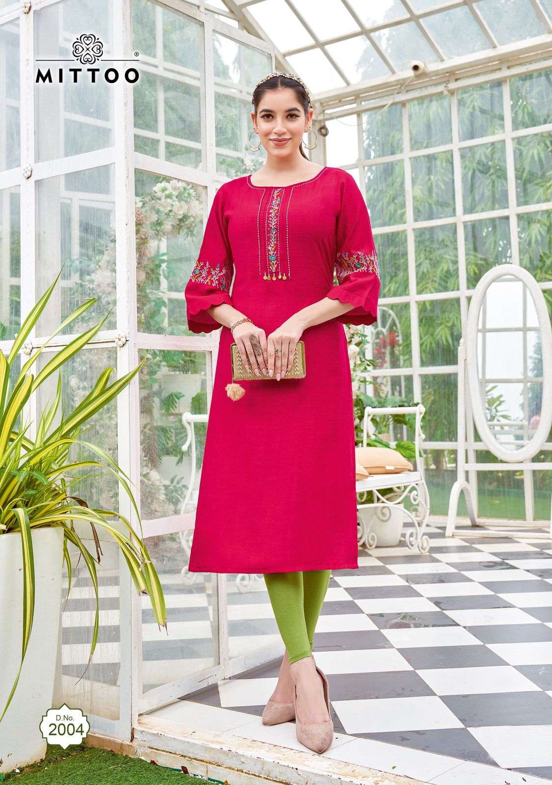  MITTOO ZAREENA VOL 1 RAYON FANCY WORKS LADIES KURTI 