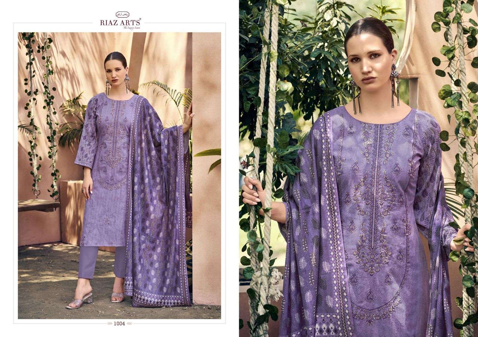 MUMTAZ ARTS ELAN SPECIAL VOL 3 LAWN COTTON DIGITAL PRINT WITH FANCY WORK SUIT