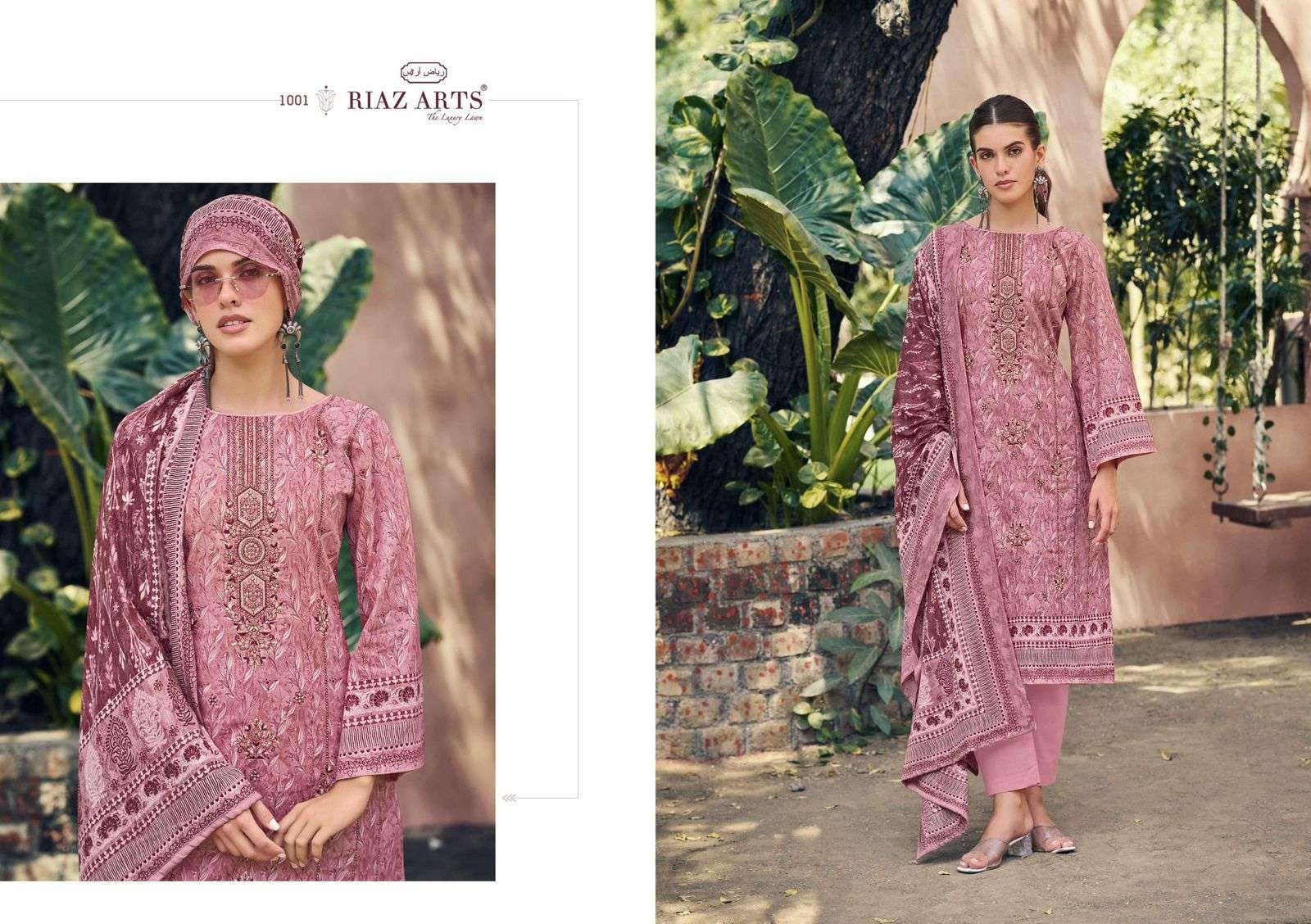MUMTAZ ARTS ELAN SPECIAL VOL 3 LAWN COTTON DIGITAL PRINT WITH FANCY WORK SUIT