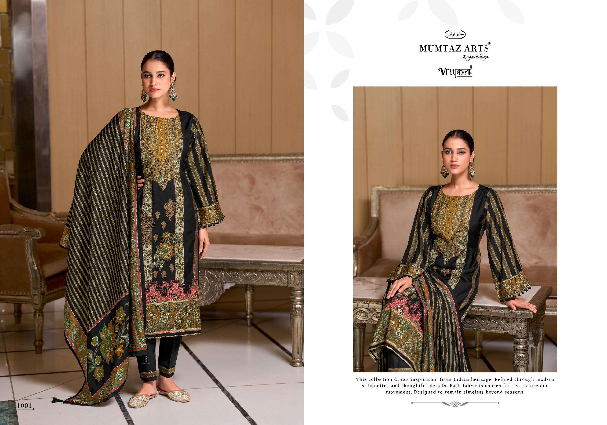 MUMTAZ ARTS MISHTI MOODS MUSLIN DIGITAL PRINT WITH FANCY WORK SUIT