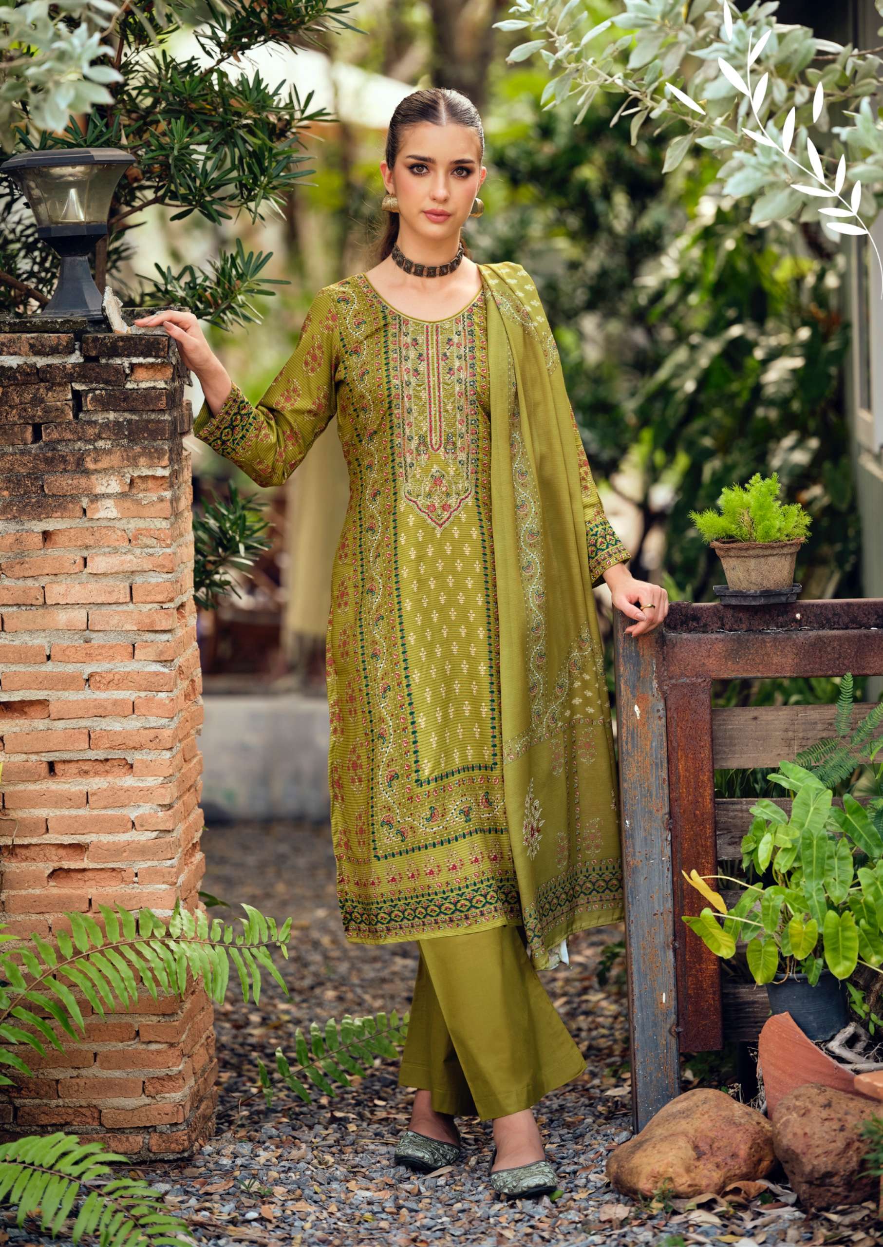 NISANKA LIFESTYLES NIZAAM VOL 2 LAWN COTTON DIGITAL PRINTS WITH FANCY WORK SUIT