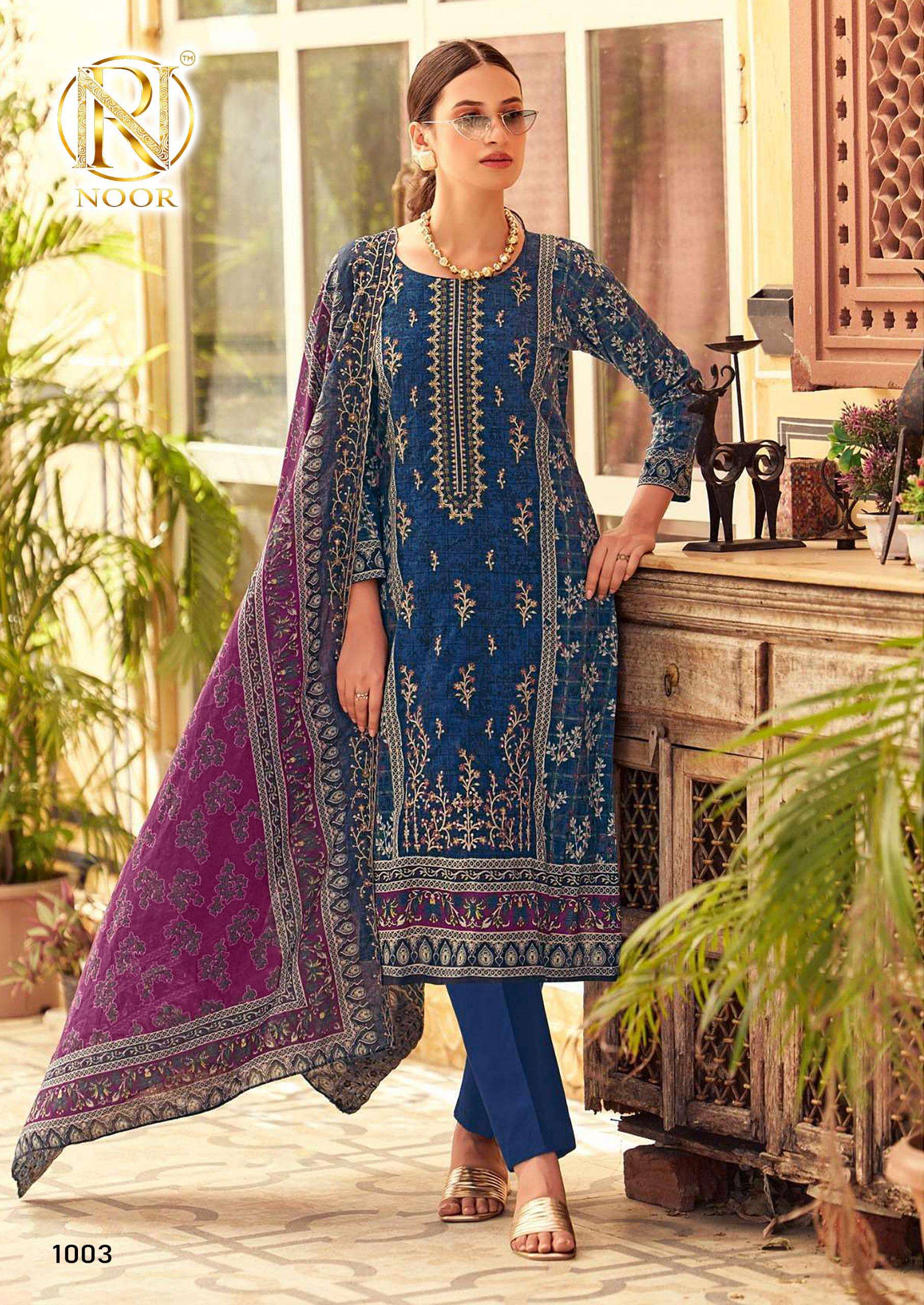 NOOR CRIMSON CLASSY LUXURY COTTON COLLECTION VOL 1 LAWN COTTON DIGITAL PRINTS SALWAR SUIT